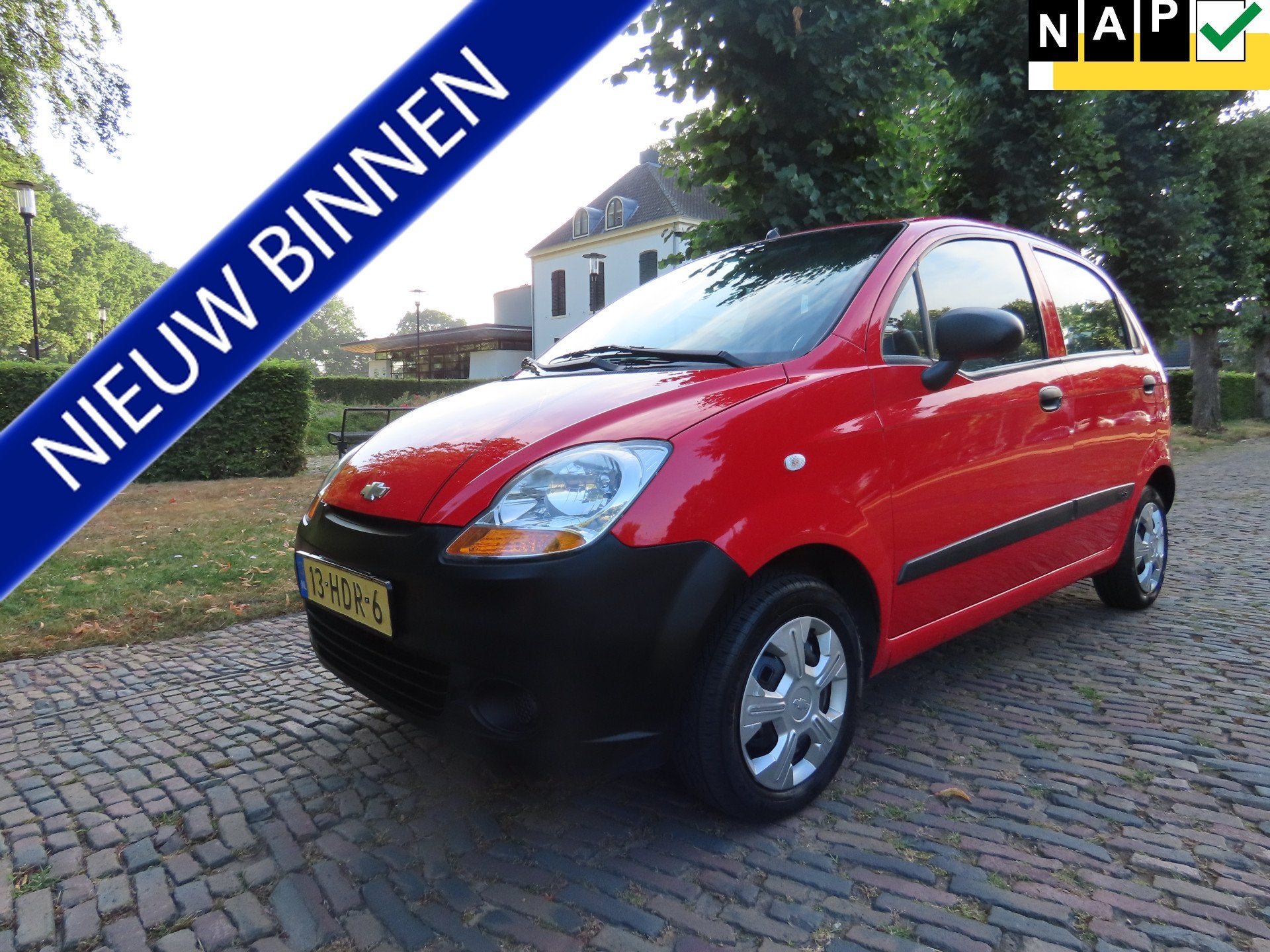 Chevrolet Matiz 0.8 Pure 85104 KM ! N.A.P Zuinige Auto 5 Drs, Auto's, Voorwielaandrijving, Gebruikt, Zwart, Origineel Nederlands