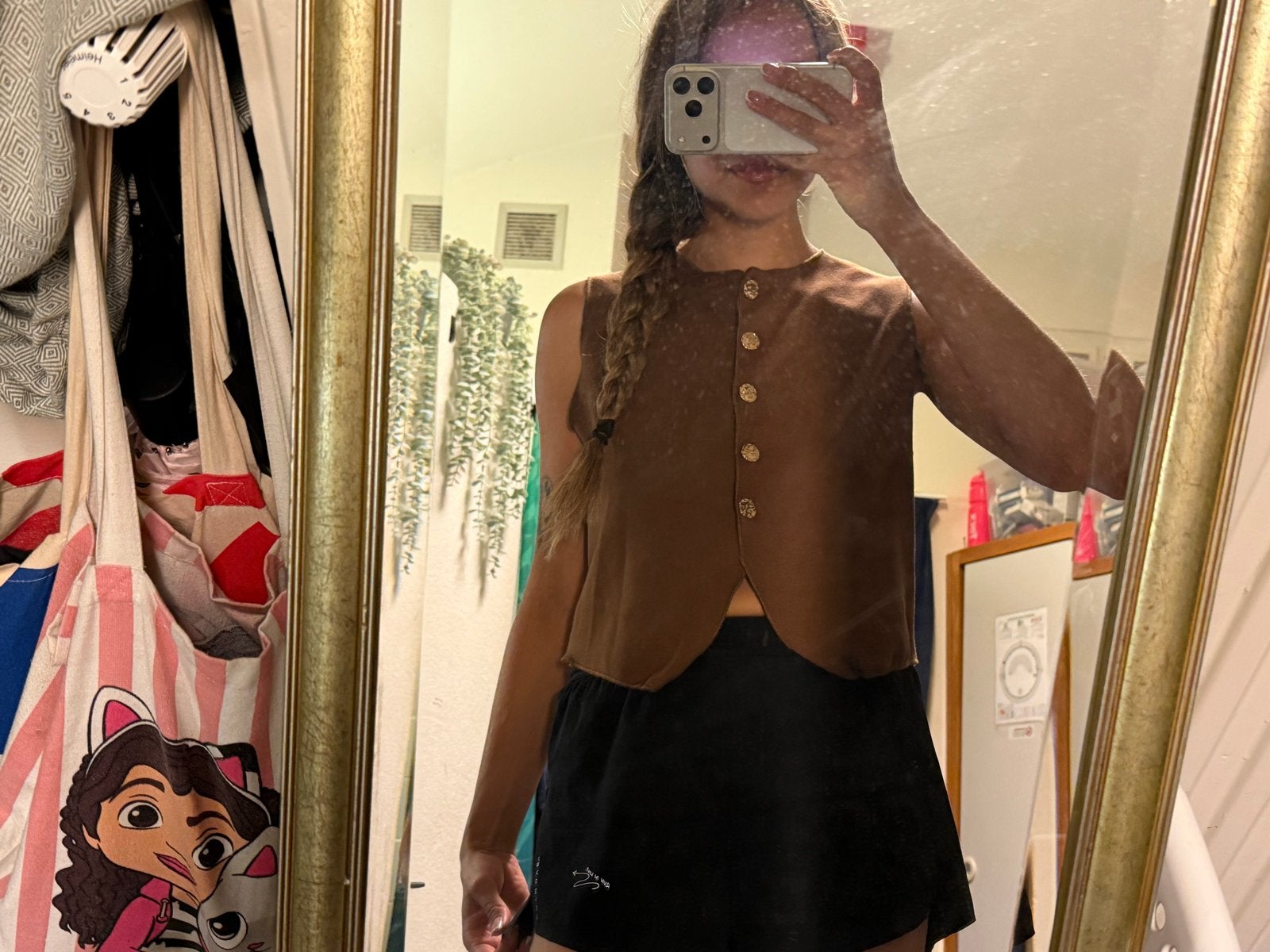 Bruin vest van H&M, Ophalen of Verzenden, Gedragen, Maat 38/40 (M), Bruin