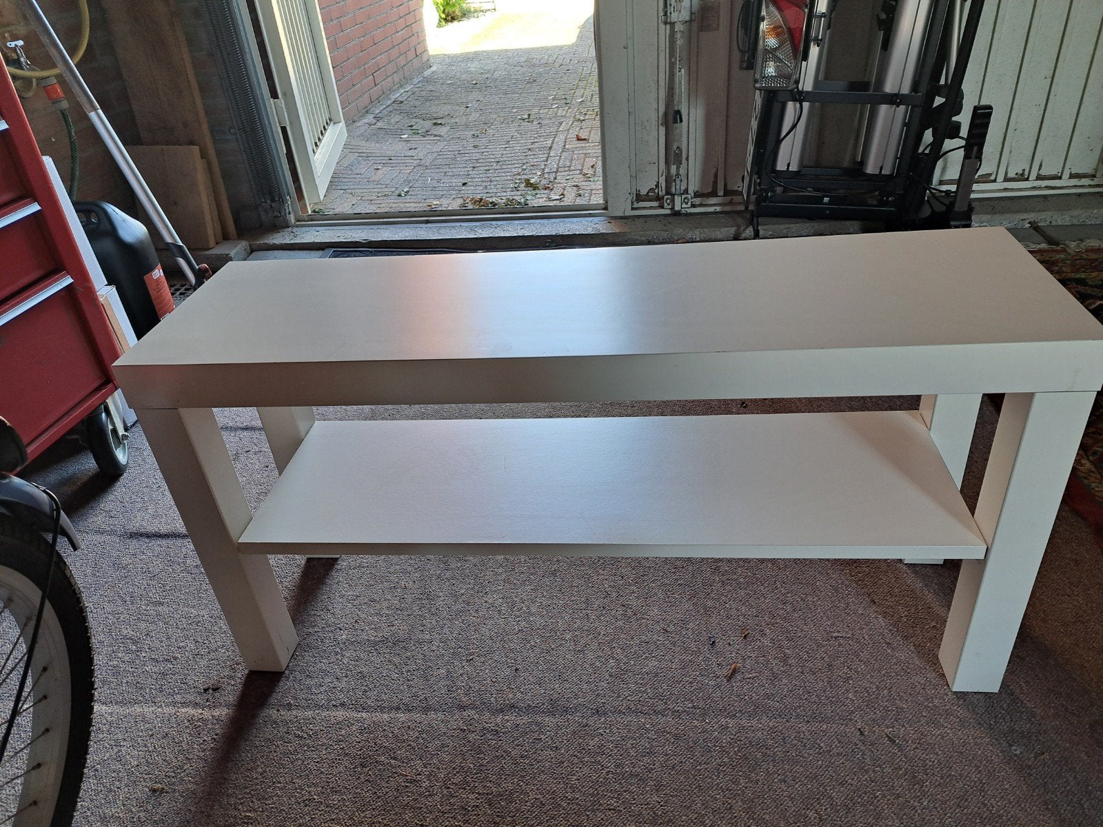 Tv tafeltje, Huis en Inrichting, Tafels | Sidetables, Ophalen, 25 tot 50 cm, Rechthoekig, 50 tot 100 cm