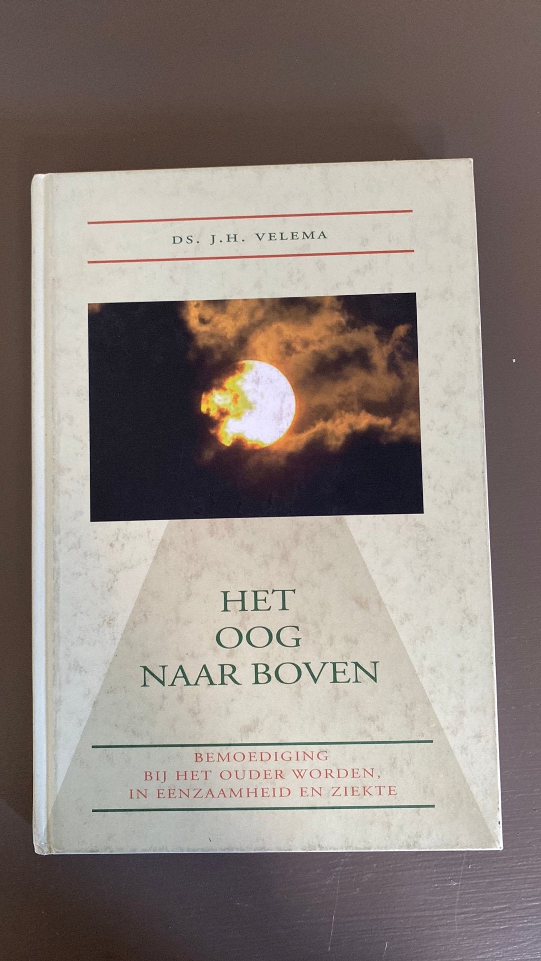 Ds. J.H. Velema - Het oog naar Boven, Ophalen of Verzenden, Zo goed als nieuw