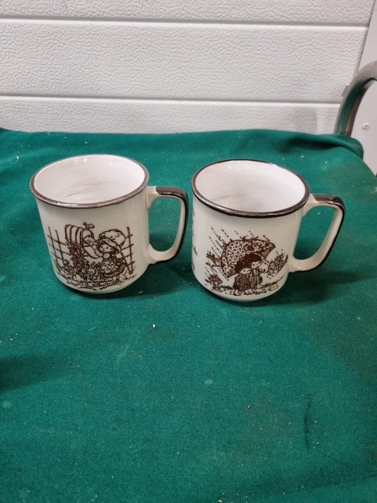 mokken holly hobbie vintage, Ophalen of Verzenden