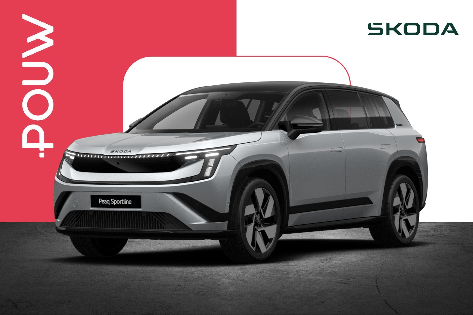 Skoda Peaq 90 286pk Sportline 7p. | 360 Camera | Assist Pakk, Automaat, 12 maanden, Achterwielaandrijving, 7 stoelen