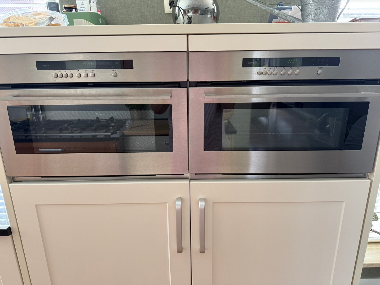 Inbouw Magnetron/ en combi oven-magnetron, Ophalen, Zo goed als nieuw, Minder dan 45 cm