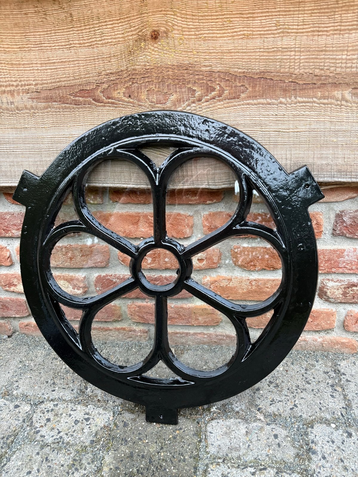 Ronde stalramen met glas, 43cm, nieuw!, Ophalen of Verzenden, Nieuw, Gevelraam of Ruit, Minder dan 80 cm