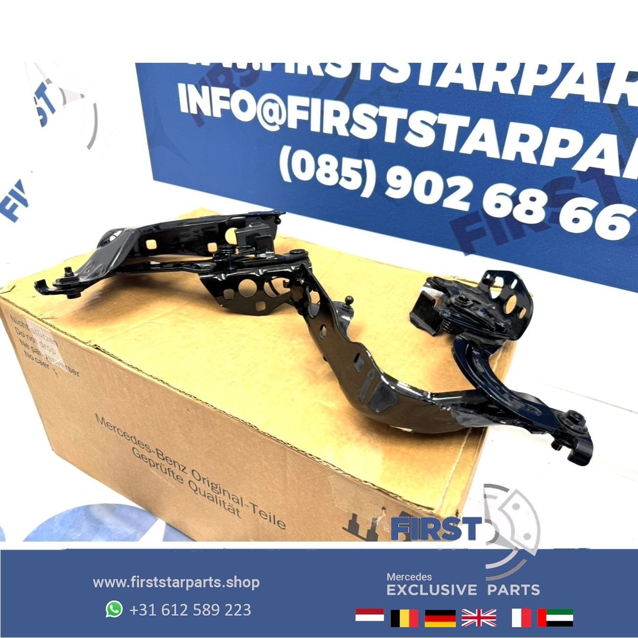 W253 W213 MOTORKAP SCHARNIEREN SET GLC E KLASSE Origineel Me