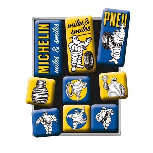 Michelin banden logo reclame magneetjes magneet set deco, Verzamelen, Merken en Reclamevoorwerpen, Reclamebord, Info@deconoord.nl