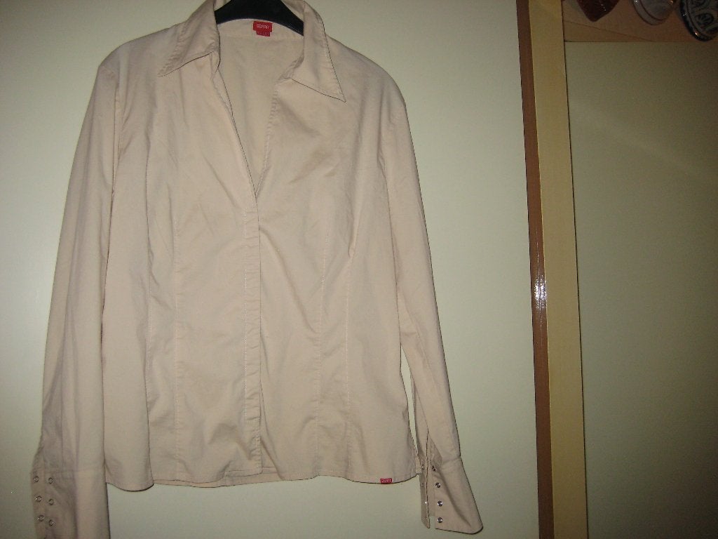 Beige Esprit blouse, 44, Ophalen of Verzenden, Zo goed als nieuw, Maat 42/44 (L), Beige
