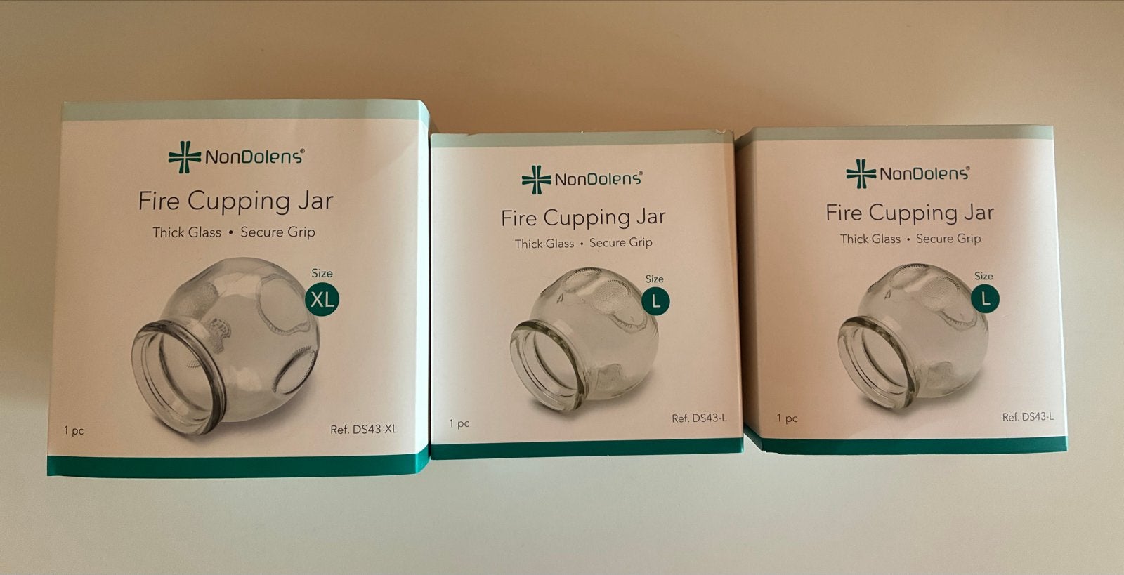 Nieuwe Cupping Jars - XL en L Maten - NonDolens, Ophalen of Verzenden, Nieuw, Overige typen