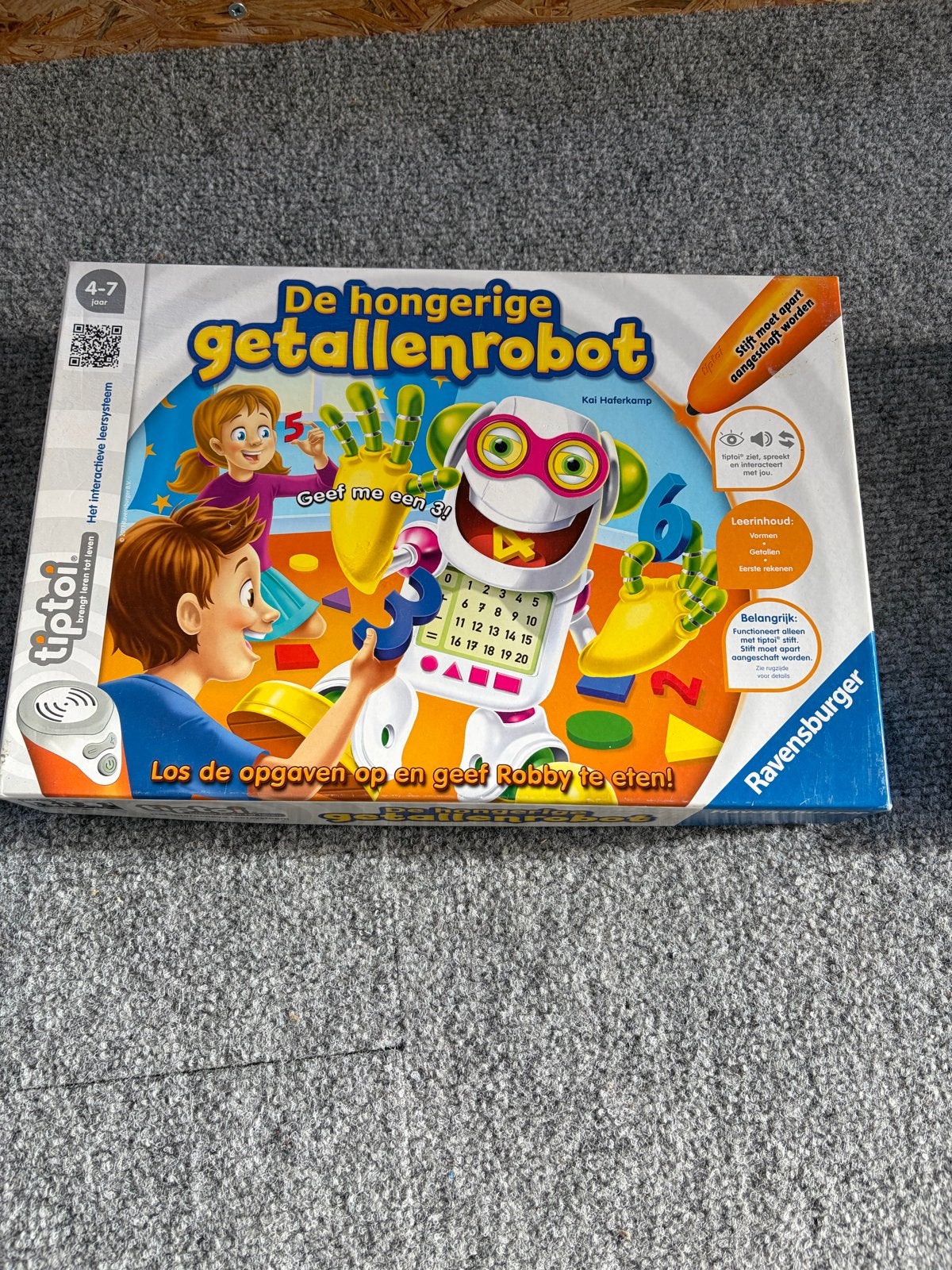 Ravensburger Tiptoi De hongerige getallenrobot, Kinderen en Baby's, Ophalen of Verzenden, Gebruikt, Rekenen