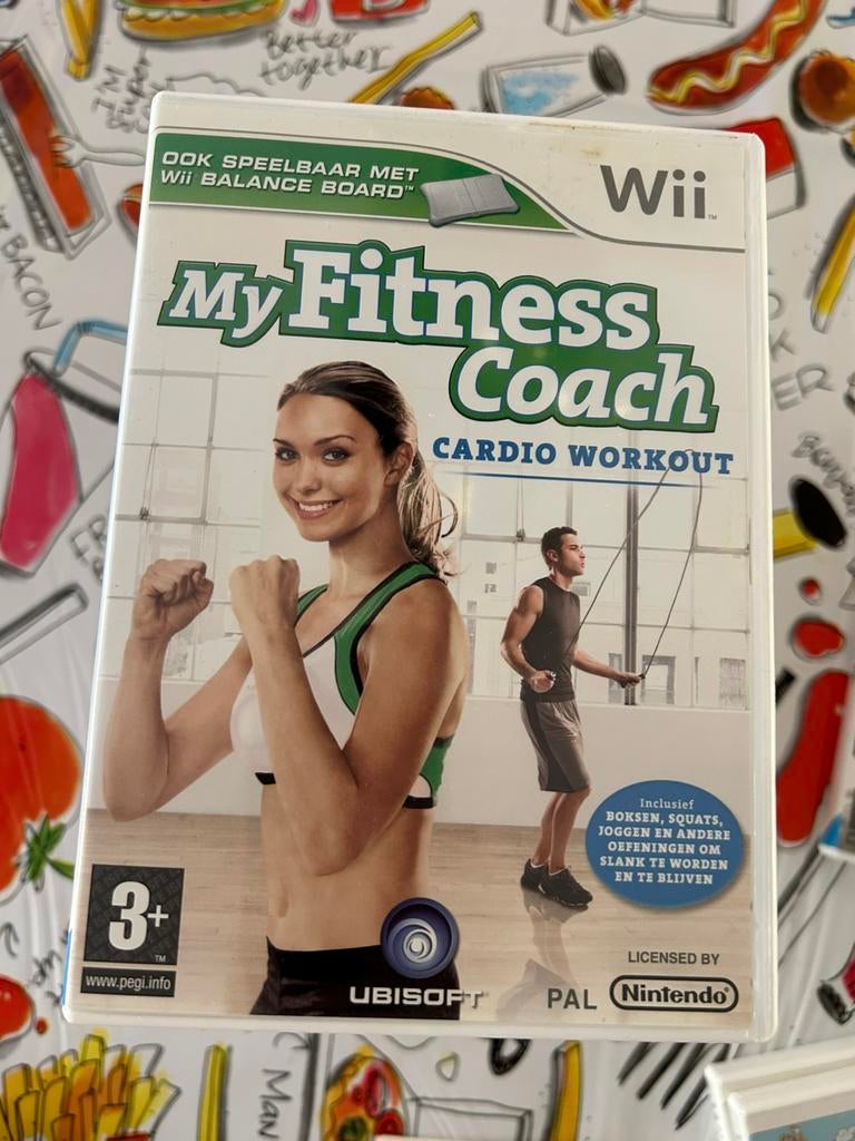 Nintendo wii my fitness coach, Ophalen, 1 speler, Zo goed als nieuw, Vanaf 3 jaar