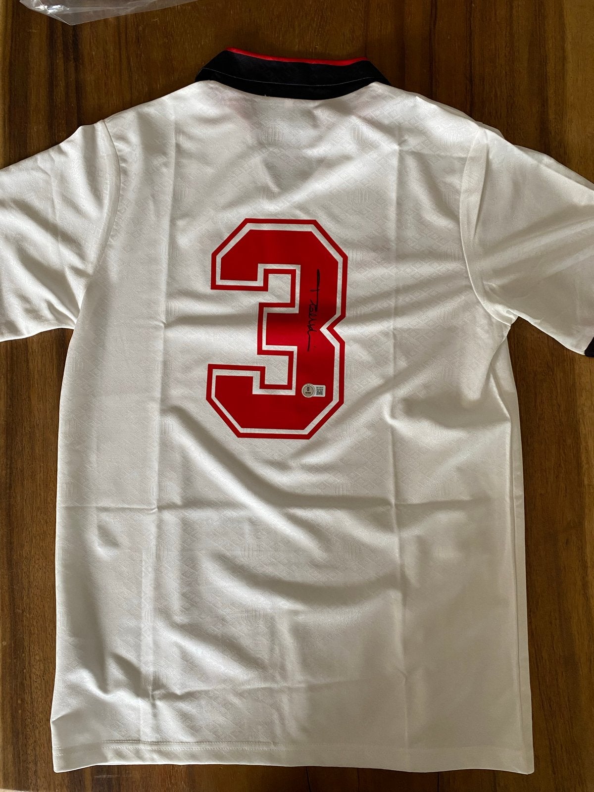 Gesigneerd AC Milan Retro Shirt -  Paolo Maldini met Beckett, Maat 48/50 (M), Wit, Nieuw, Ophalen of Verzenden