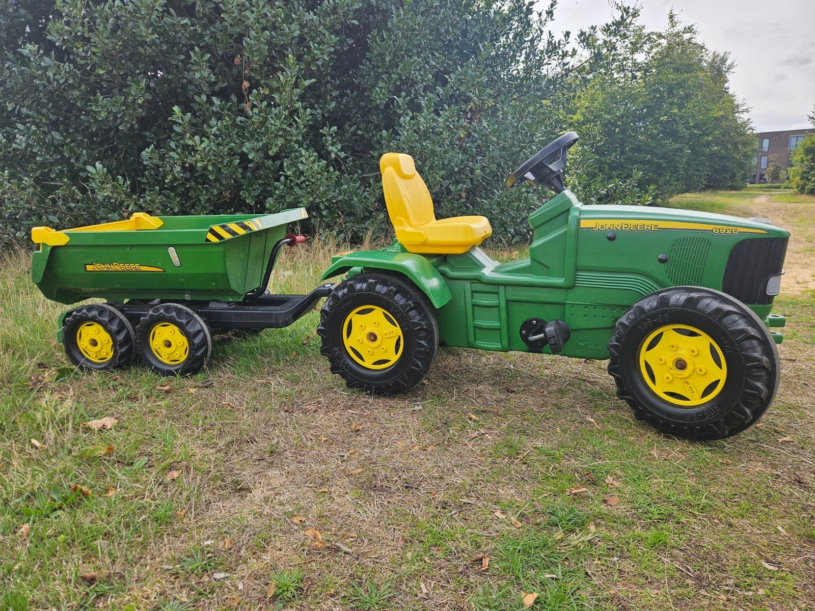 Rolly Toys John Deere 6920 traptractor + aanhangwagen, Kinderen en Baby's, Speelgoed | Buiten | Voertuigen en Loopfietsen, Ophalen