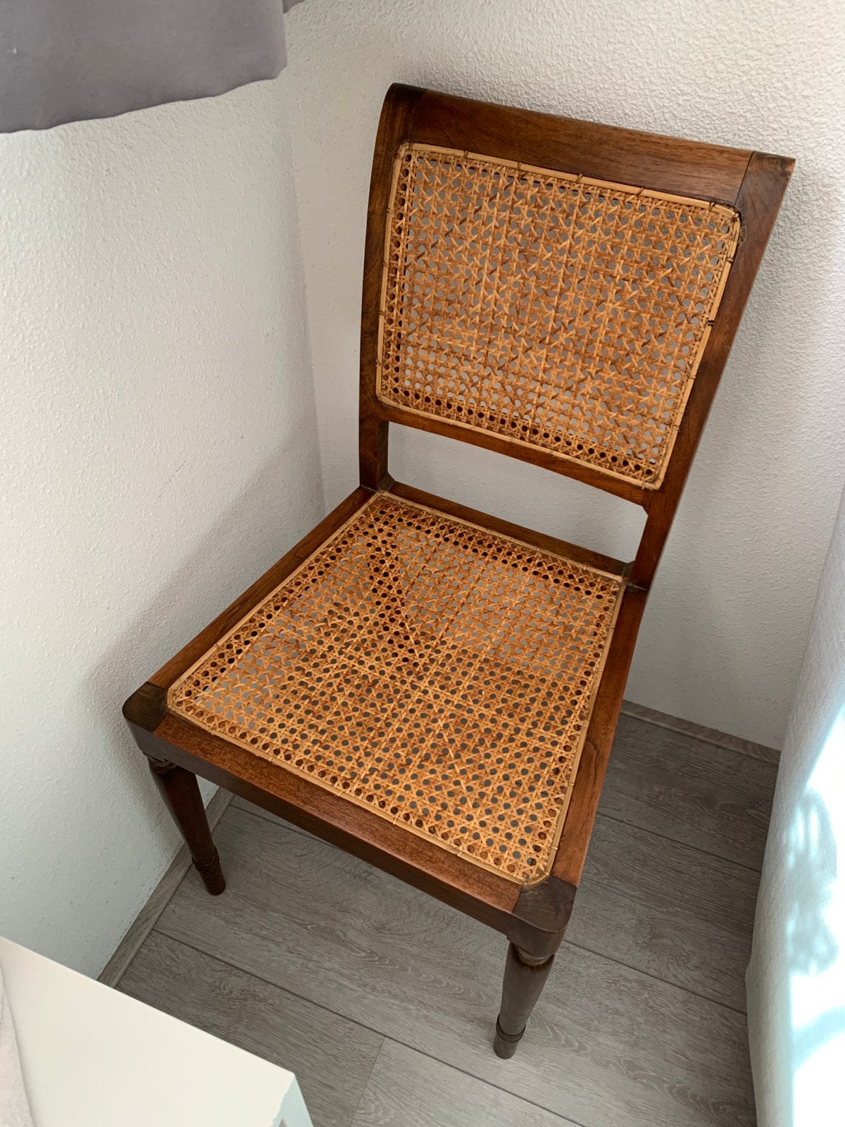 Vintage Chair Wood dark oldschool / stoelen, Ophalen