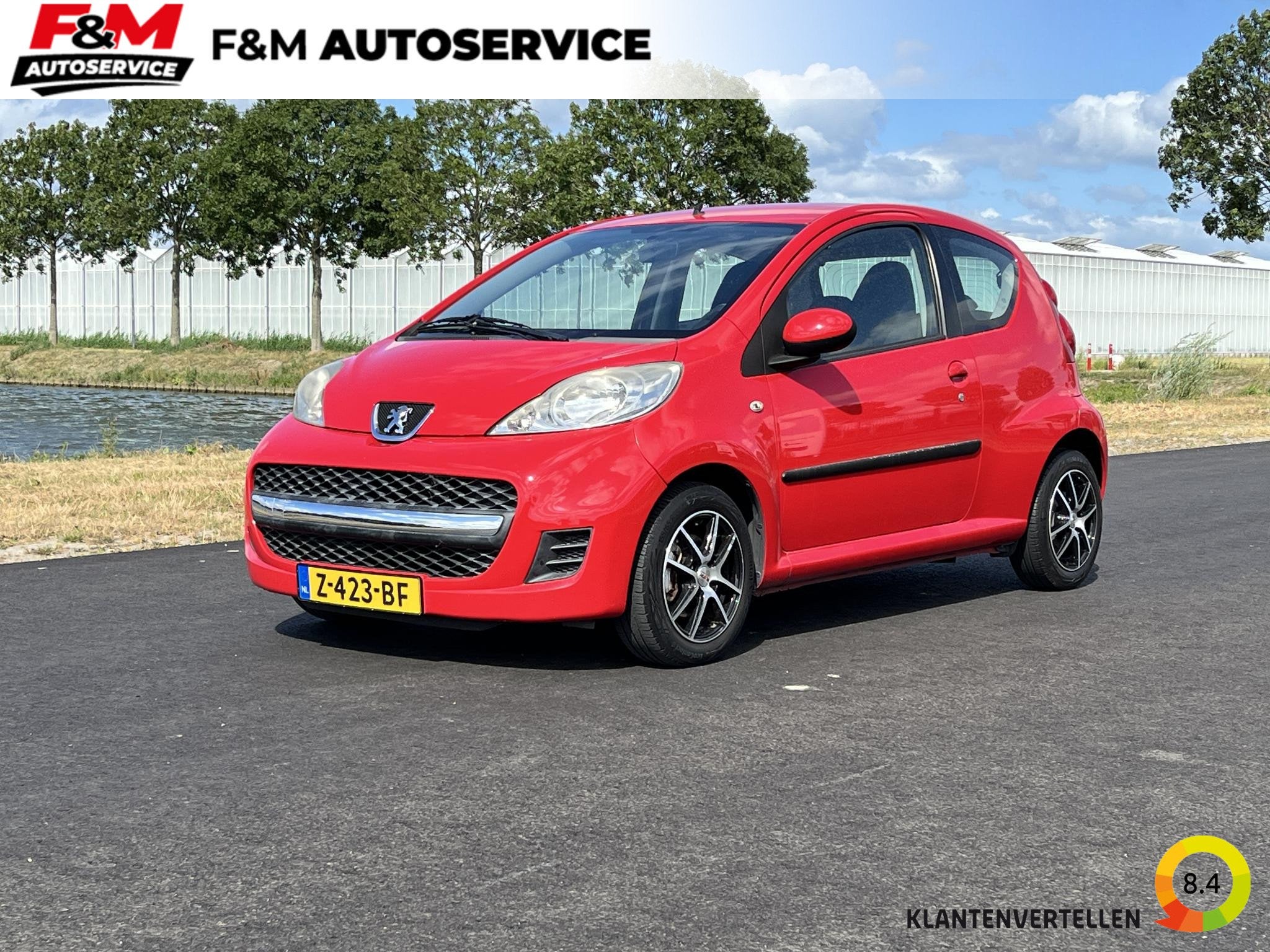 Peugeot 107 1.0-12V XS Automaat, airco, Auto's, Euro 5, Stof, Gebruikt, 4 stoelen