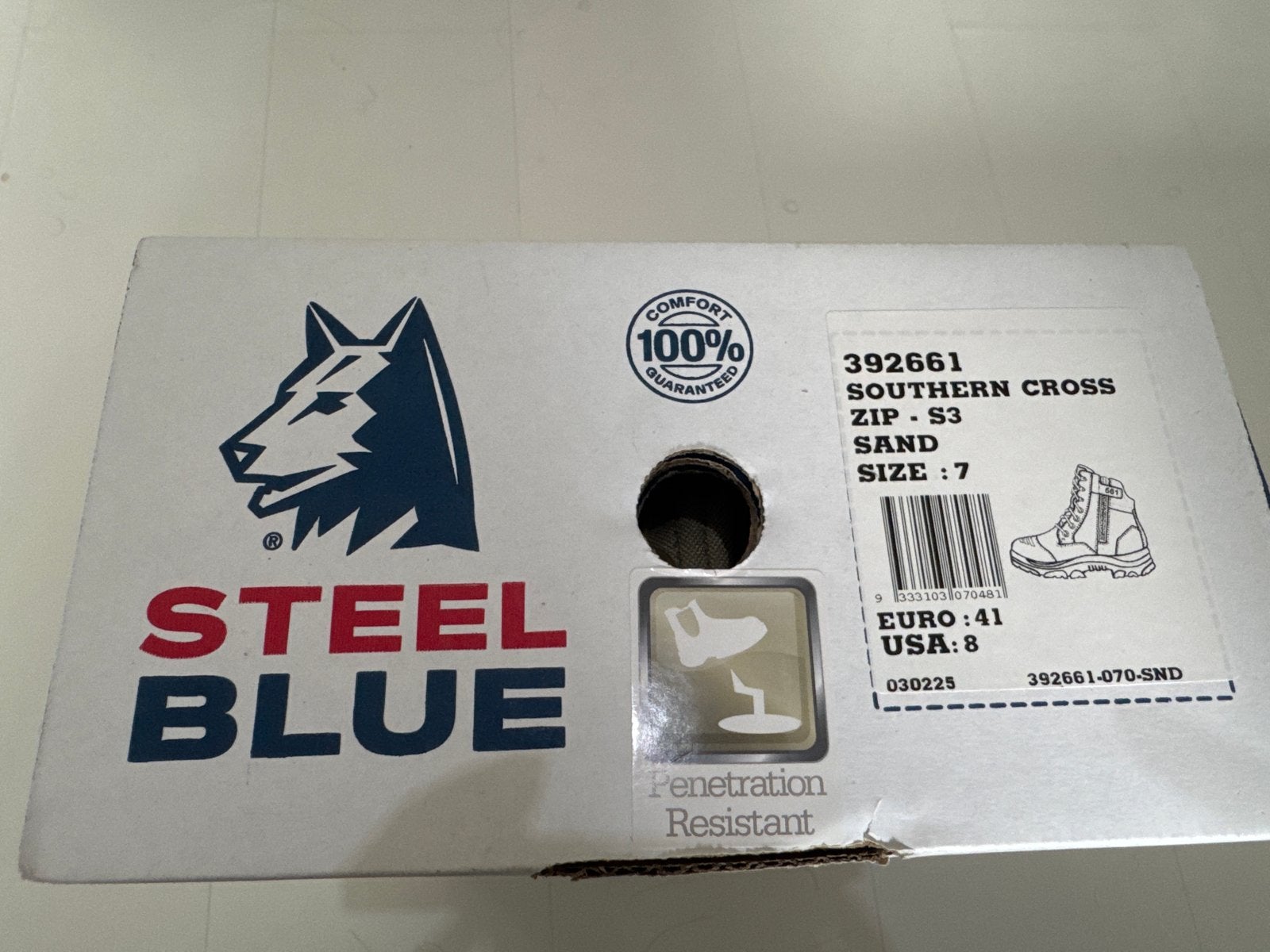 Steel Blue S3 werkschoenen maat 41EU - Zo goed als nieuw, Ophalen of Verzenden, Zo goed als nieuw