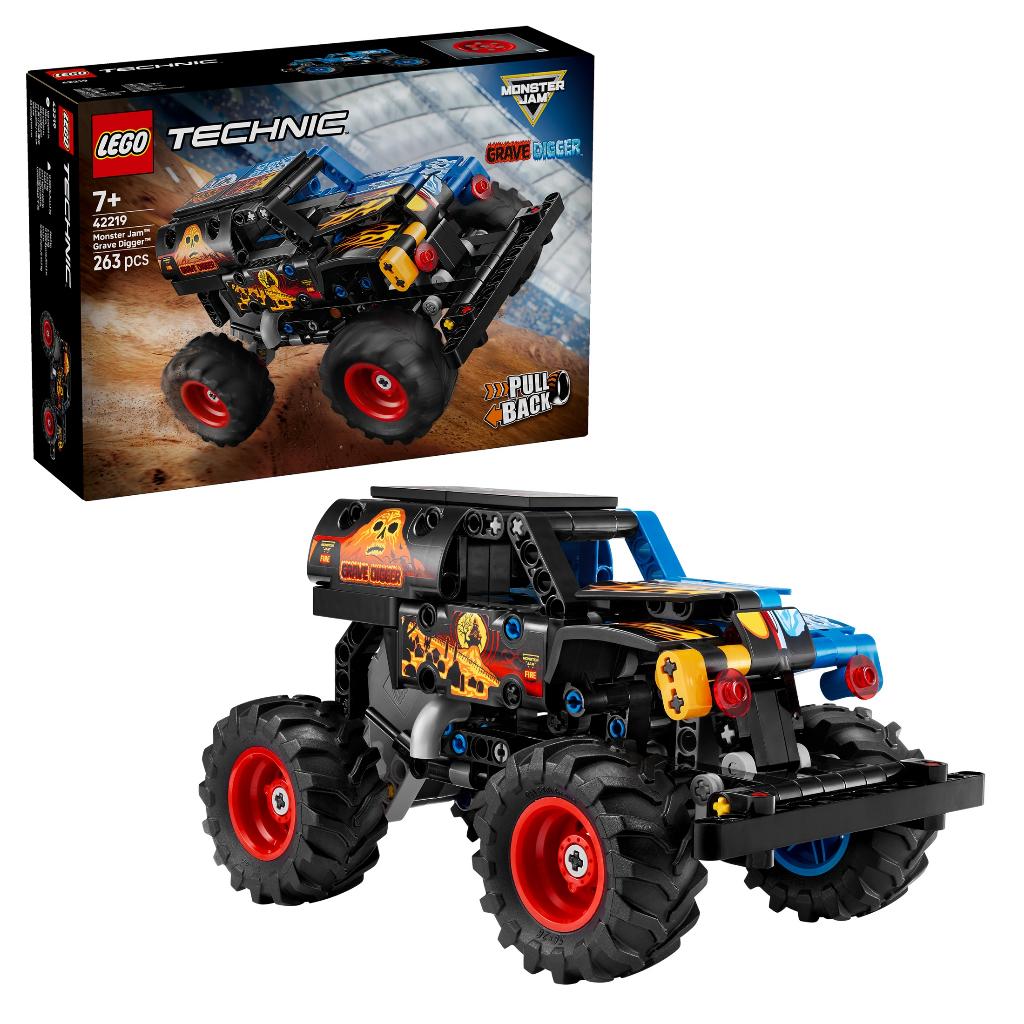 LEGO Technic 42219 onster Jam Grave Digger 263 delig, Ophalen of Verzenden, Nieuw, Complete set, Lego