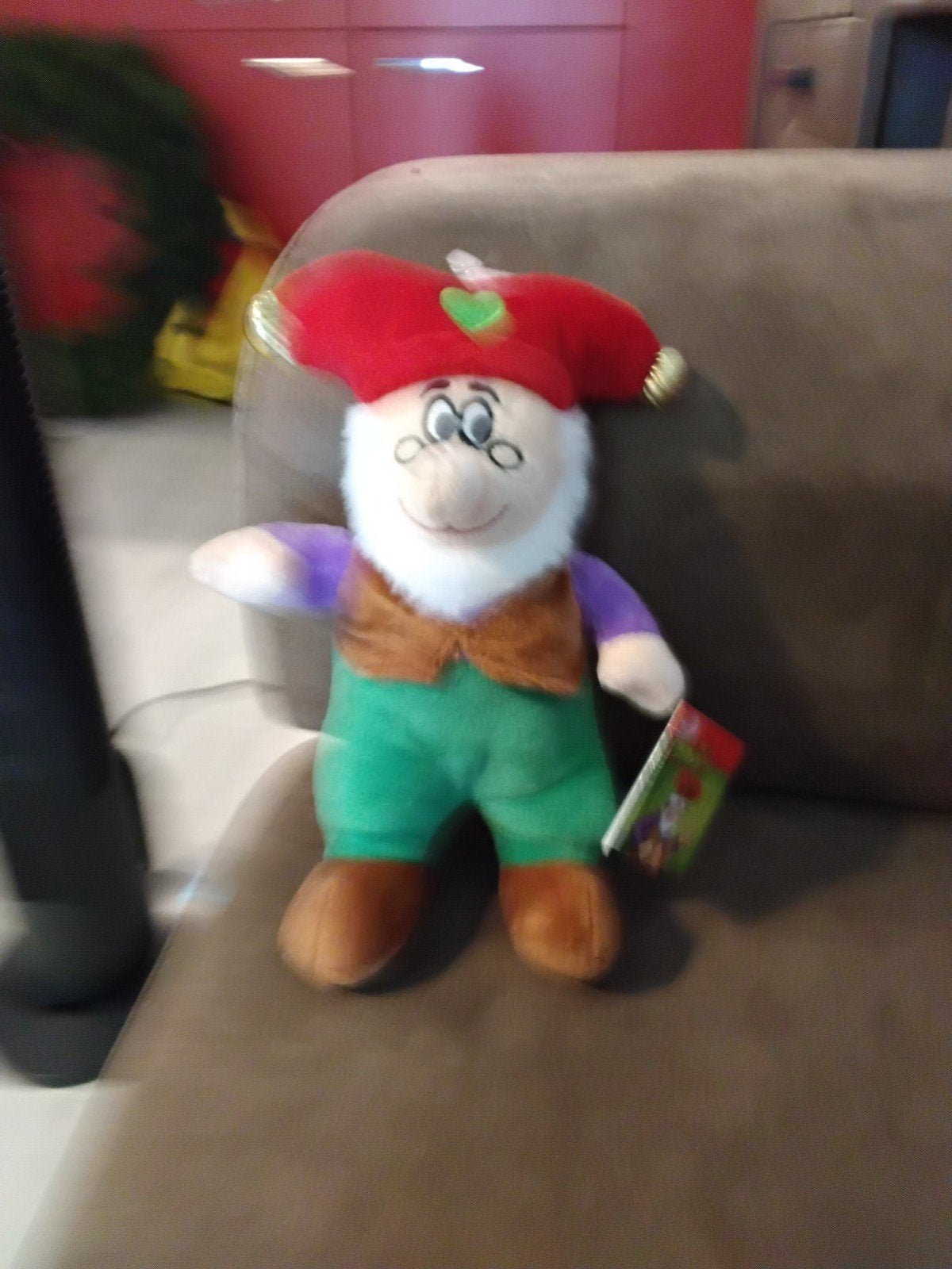 Kabouter Plop Knuffel - Studio 100, Overige merken, Nieuw, Middelgroot (20 tot 80 cm), Meerkleurig