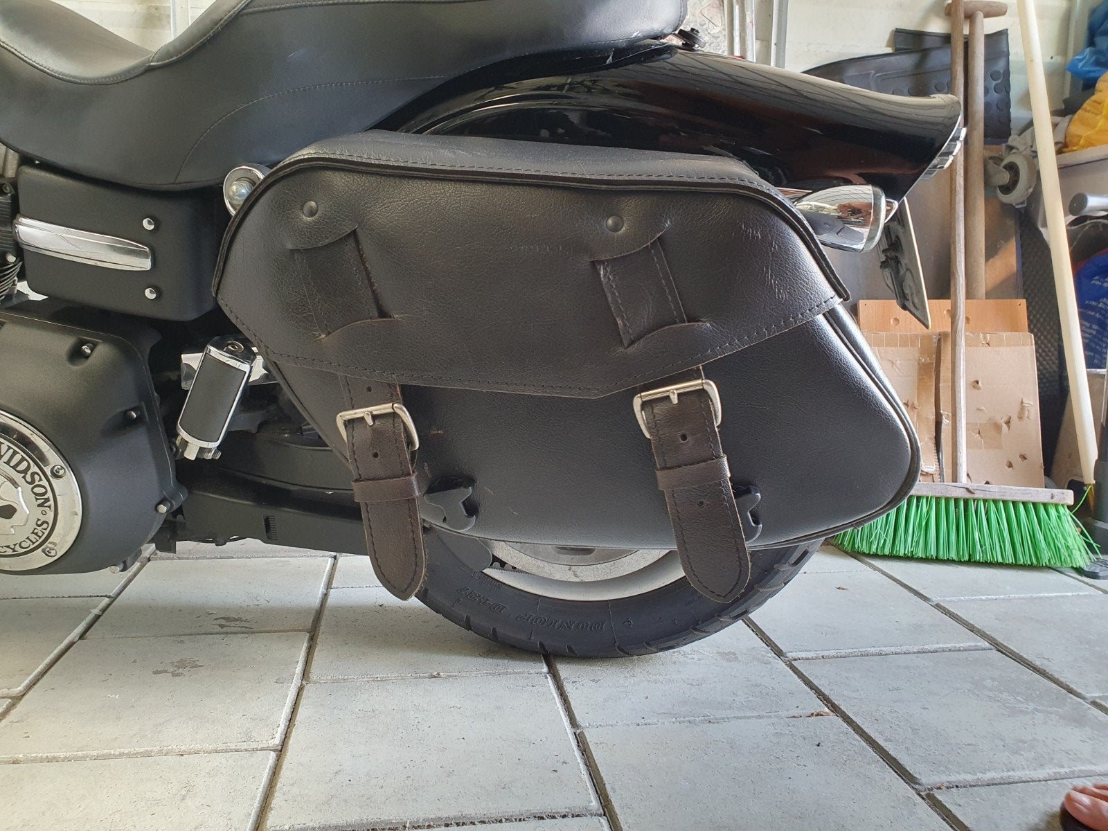 Harley linker zijtas, Ophalen of Verzenden, Gebruikt