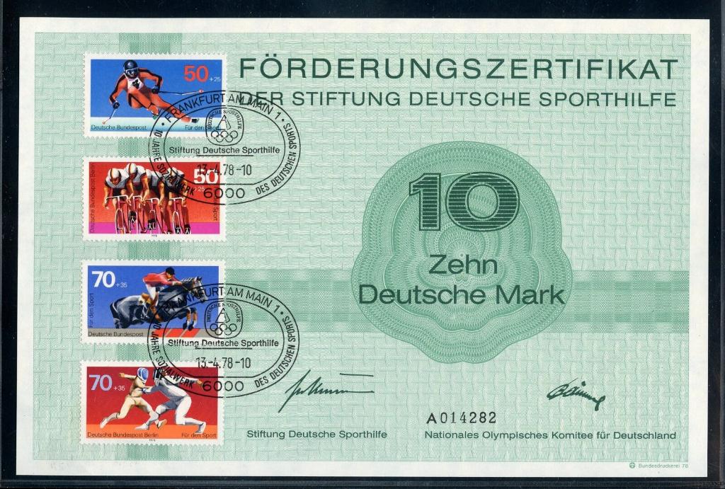 16-05 Förderungszertifikat 11 gestempeld, Verzenden, Overige periodes, Gestempeld