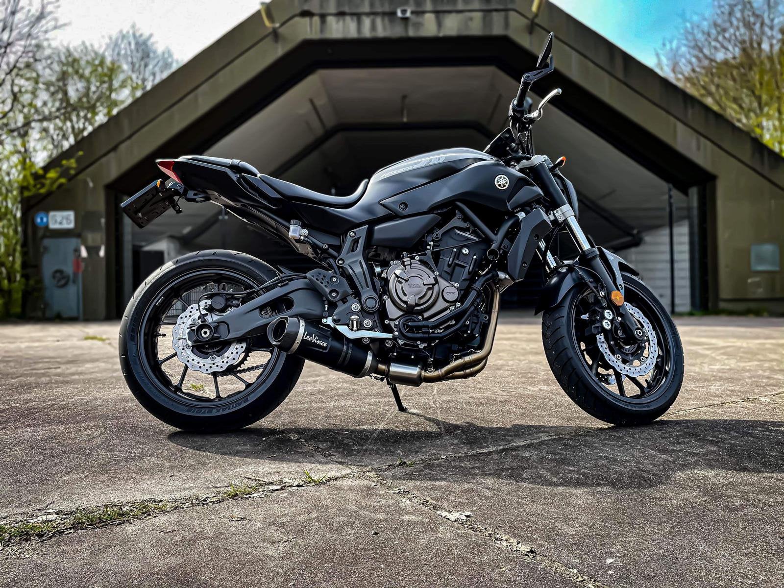 Yamaha MT-07 2017–Tech Black | 21.990 km | Veel accessoires, Particulier, Naked bike