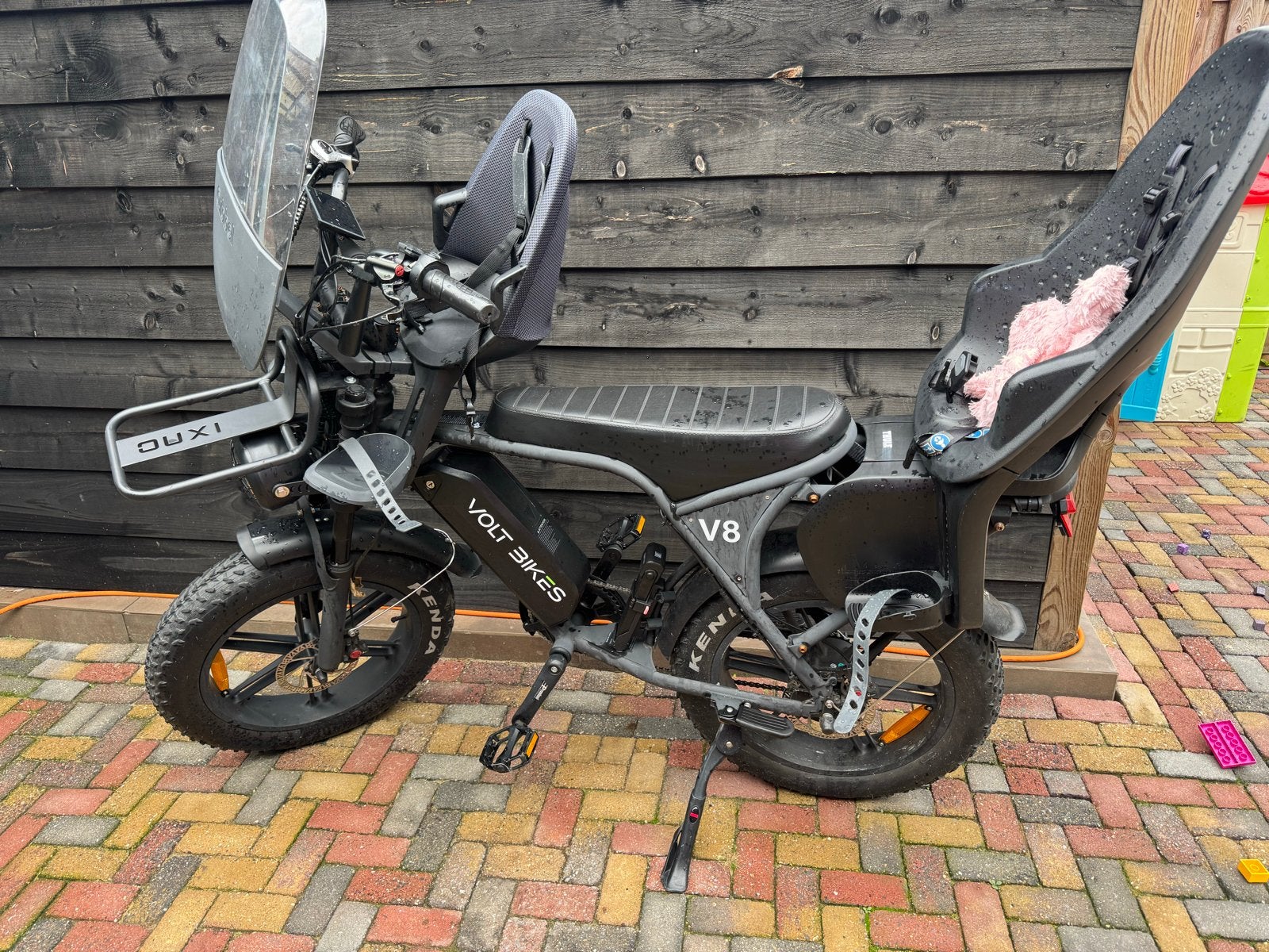 Volt Bikes V8 E-bike met kinderzitjes en windscherm, Fietsen en Brommers, Ophalen, Gebruikt, Overige merken