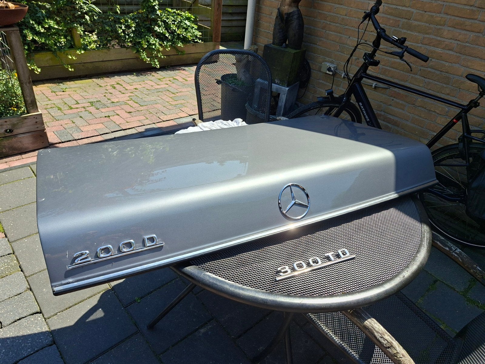 Mercedes W123 Achterklep - Gebruikt, niet verrot, Ophalen