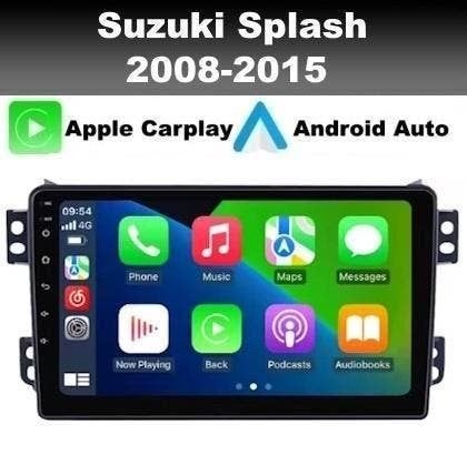 Suzuki Splash 2008-2015 navigatie android 14 carplay dab+, Auto diversen, Ophalen of Verzenden, Nieuw