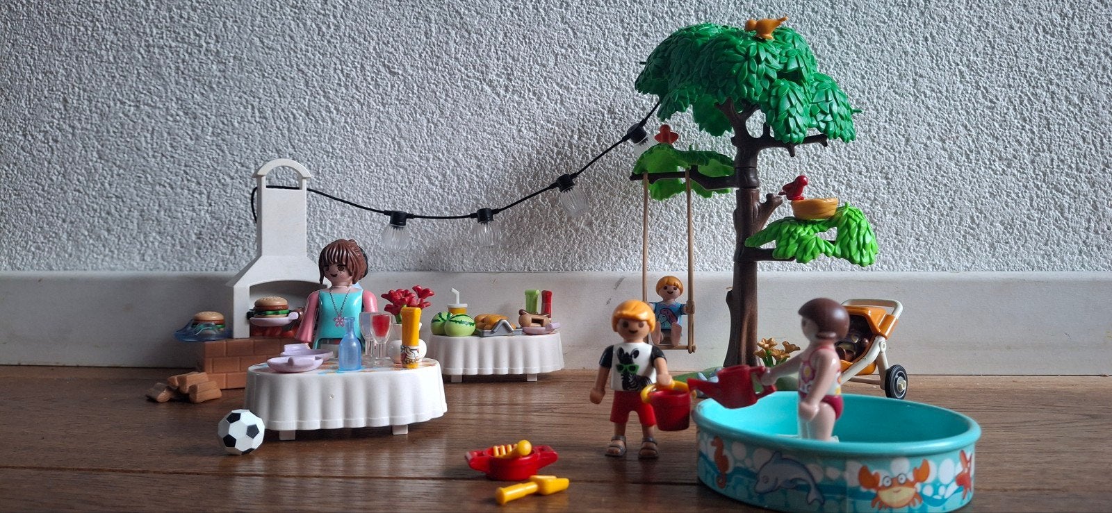 Playmobil 9272 Tuinfeest met BBQ en Zwembad, Ophalen, Zo goed als nieuw, Jongen of Meisje