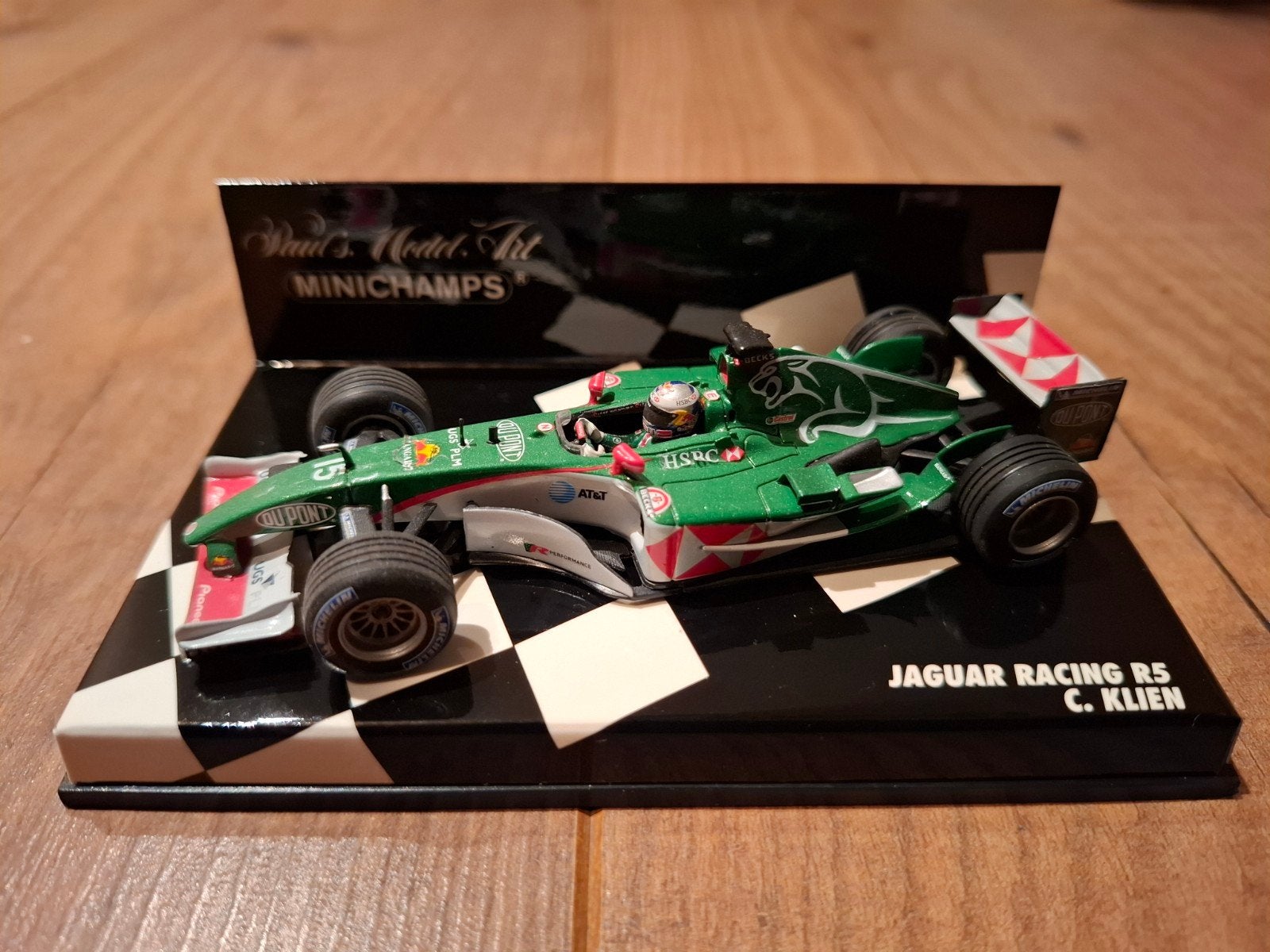 Minichamps Jaguar Racing R5 C. Klien F1 model 1:43, Hobby en Vrije tijd, Ophalen of Verzenden, Zo goed als nieuw, Auto, MiniChamps