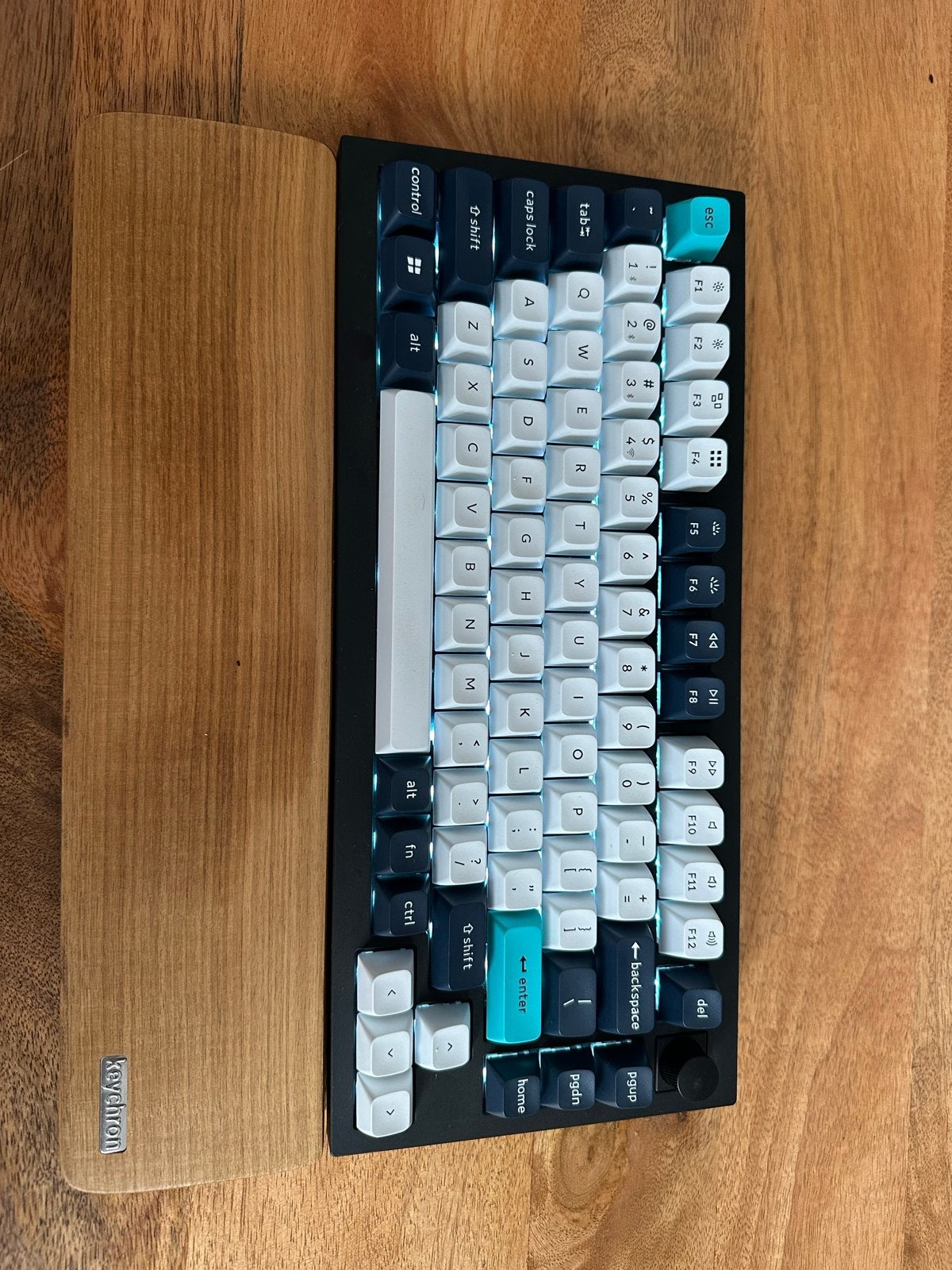 Keychron Q1 Max QWERTY draadloos mechanisch toetsenbord, Computers en Software, Draadloze ontvanger, Ophalen of Verzenden, Zo goed als nieuw
