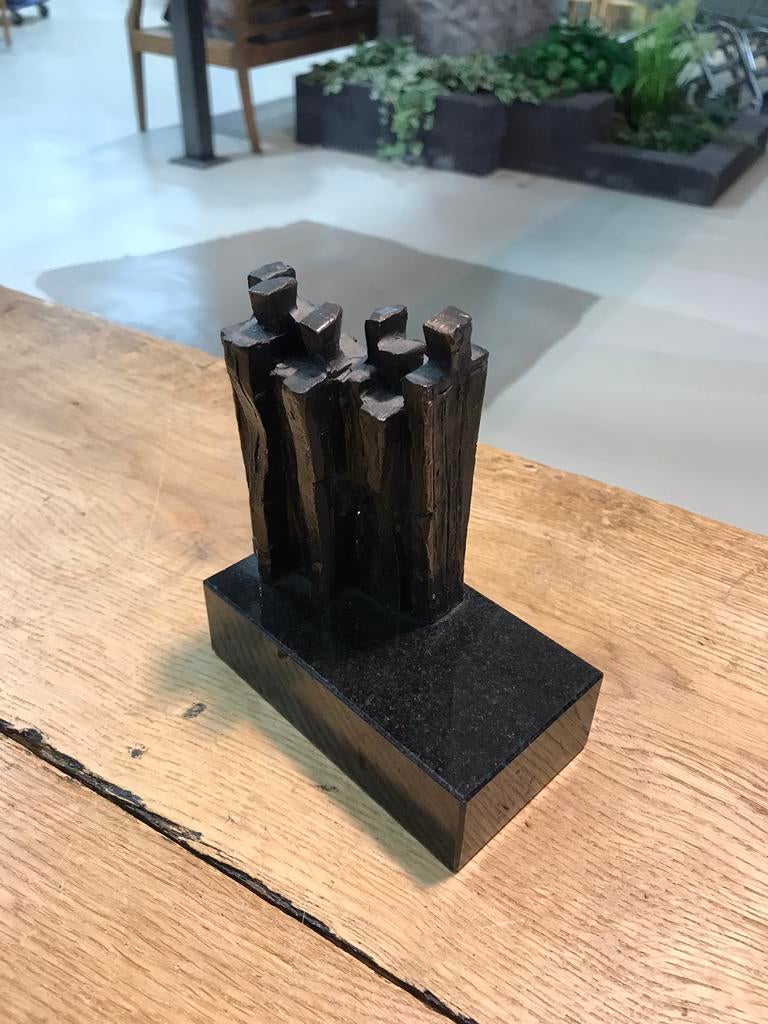 Bronzen beeld Frans Steginga 1953 1660 gram, Ophalen of Verzenden
