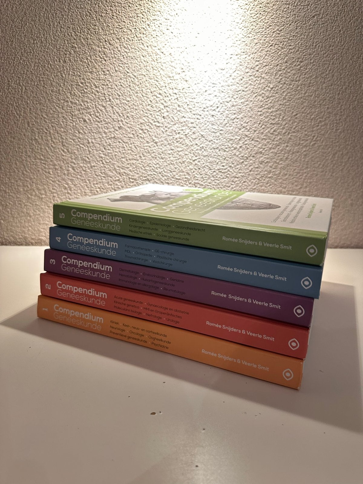 Compendium Geneeskunde - Complete set (5 delen), Ophalen of Verzenden, Beta, Zo goed als nieuw, WO