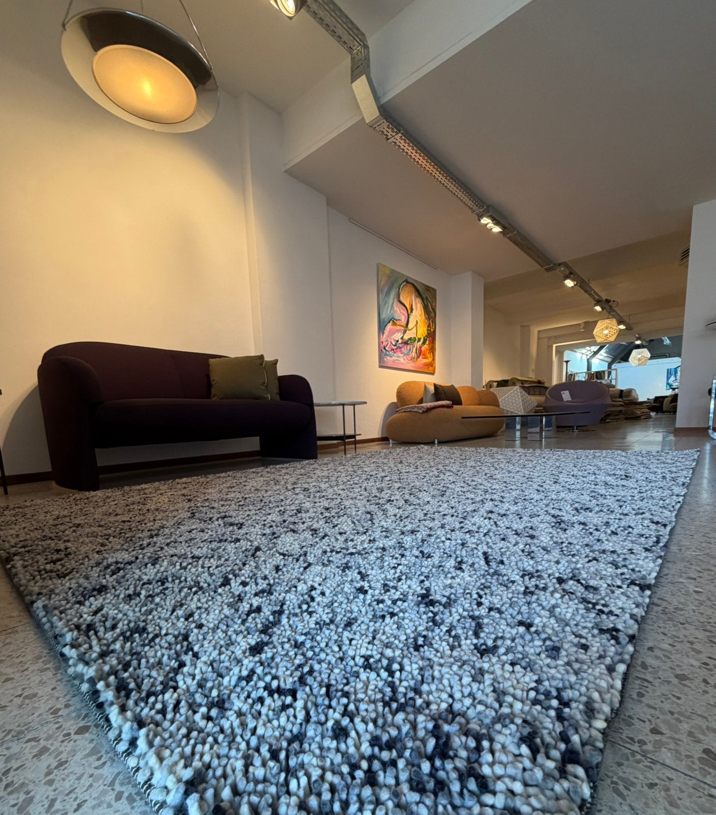 Brink en Campman tapijt Dots Frost 170504 NIEUW 200x 300, Ophalen, Zwart, 200 cm of meer, Rechthoekig