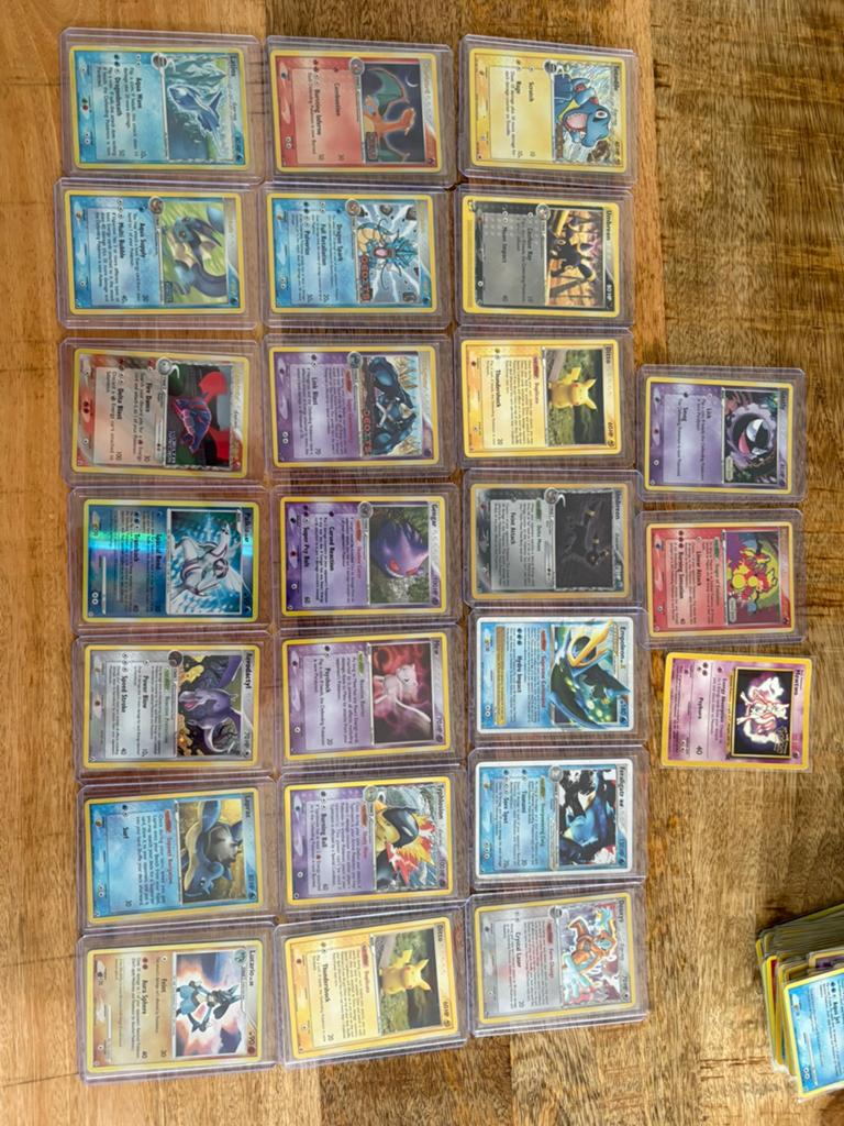 Vintage pokemonkaarten, Ophalen of Verzenden, Meerdere kaarten