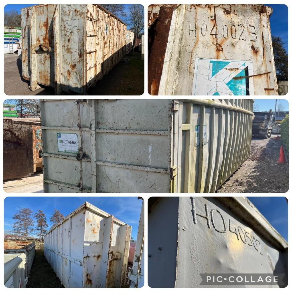 2660 - Haakbakken, afzetbakken, metalen bakken, Ophalen, Gebruikt