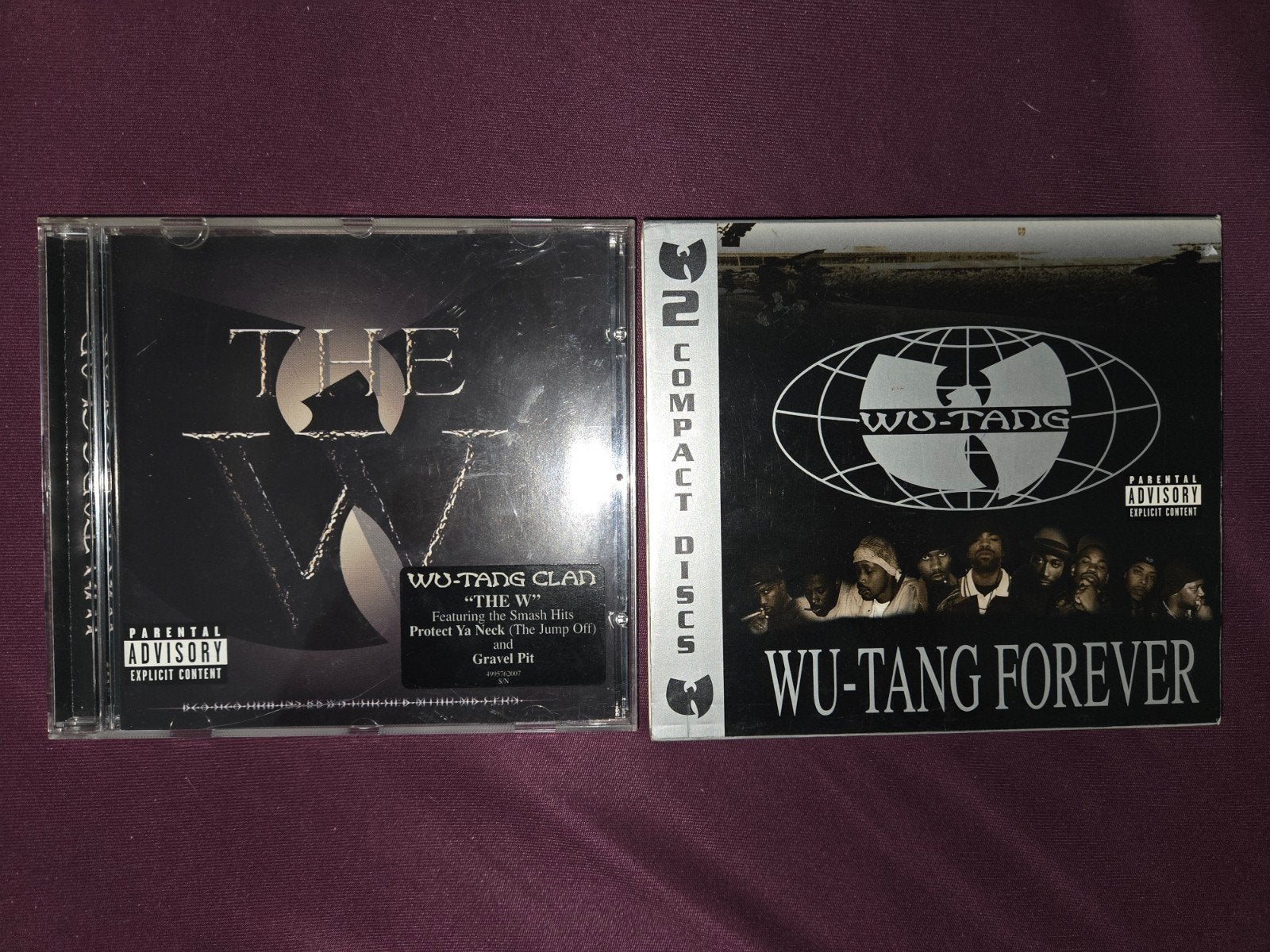 2 x WU-TANG-CLAN ALBUMS CD WU TANG FOREVER ZGAN, Cd's en Dvd's, Bonusmateriaal, Ophalen of Verzenden, Zo goed als nieuw, Album