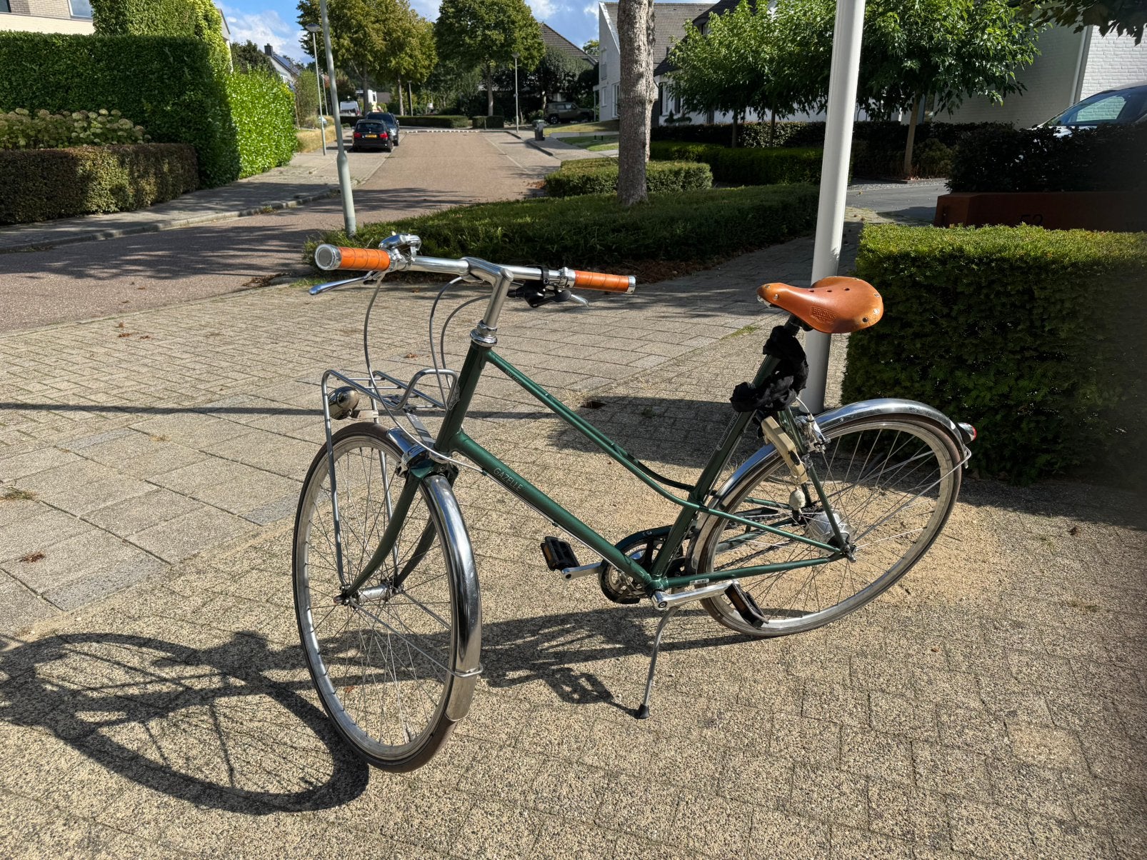 Gazelle dames fiets met Brooks zadel en stuur, 55 tot 59 cm, Ophalen