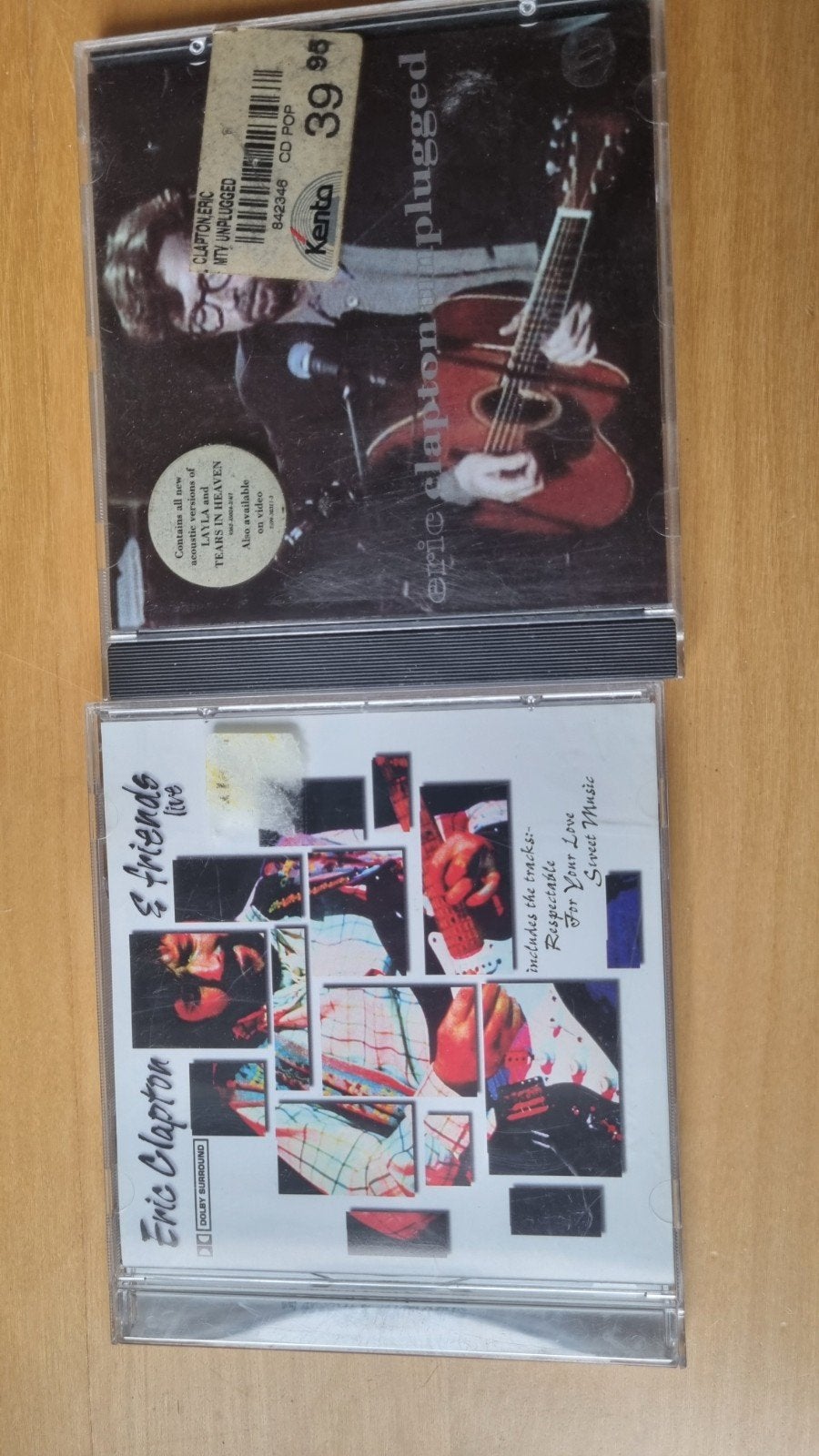 Eric Clapton CD's: Unplugged & E & Friends Live, Ophalen of Verzenden