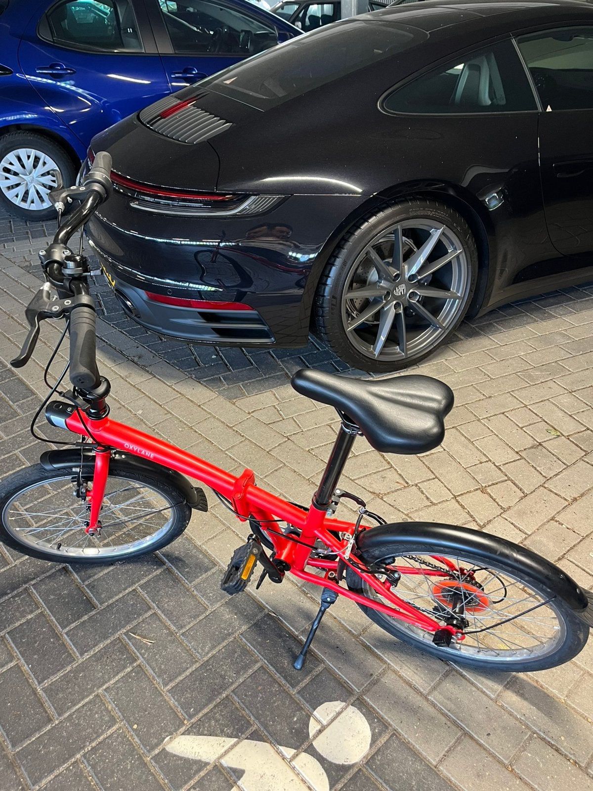 Btwin vouwfiets Oxylane - 6 versnellingen, Fietsen en Brommers, Fietsen | Vouwfietsen, 20 inch of meer, Versnellingen, Zo goed als nieuw