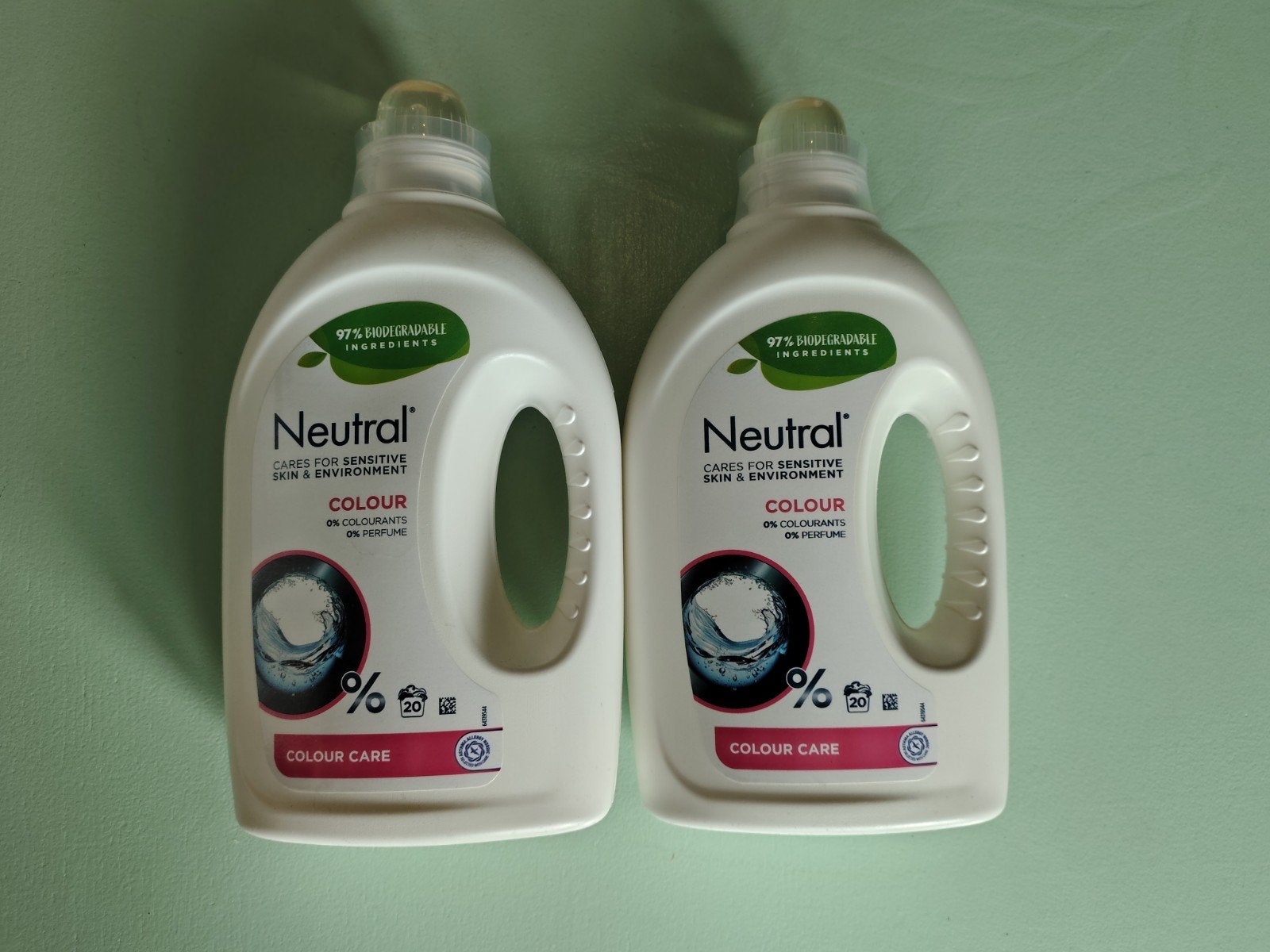 Neutral kleur wasmiddel, Ophalen