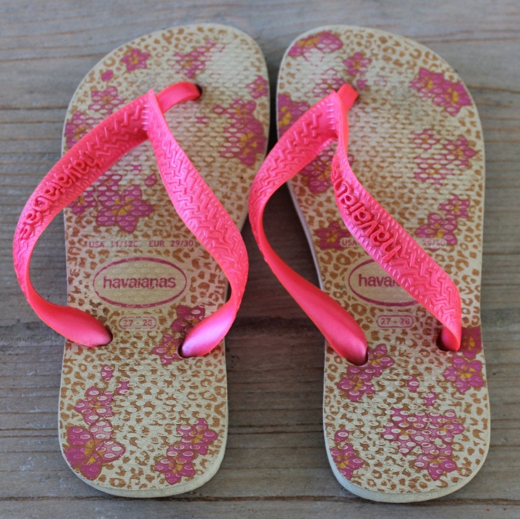 Havaianas slippers BRA 27/28 EU 29/30, Gebruikt, Meisje, Overige typen, Ophalen of Verzenden