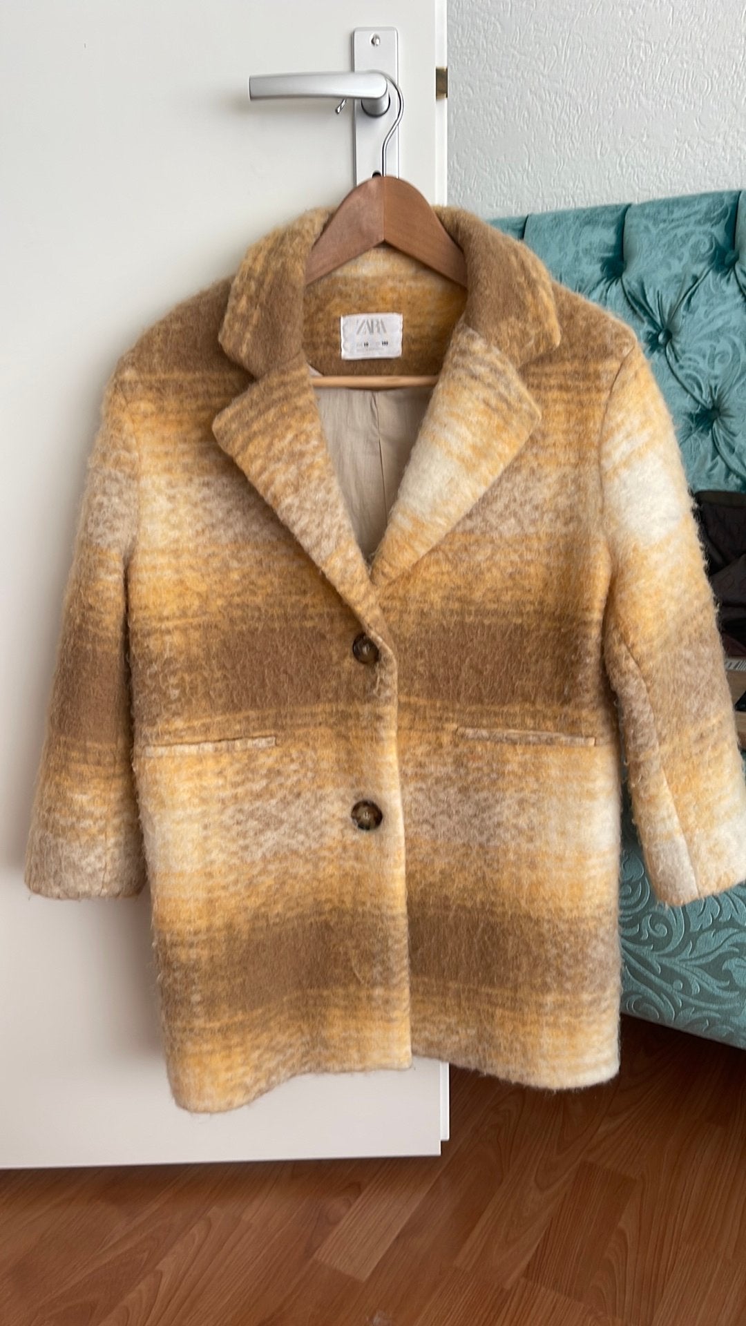 Meisjes jas van zara, Ophalen of Verzenden, Zo goed als nieuw, Maat 34 (XS) of kleiner, Overige kleuren