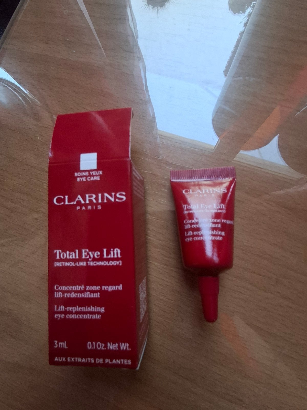 Clarins Total Eye Lift Oogcrème 3ml - Nieuw, Verzenden, Nieuw, Ogen, Verzorging