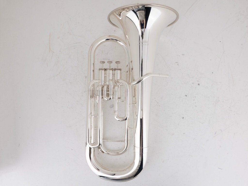 Gebruikte Euphonium Yamaha YEP 201 verzilverd, 3 ventielen, Gebruikt, -, -, Ophalen of Verzenden