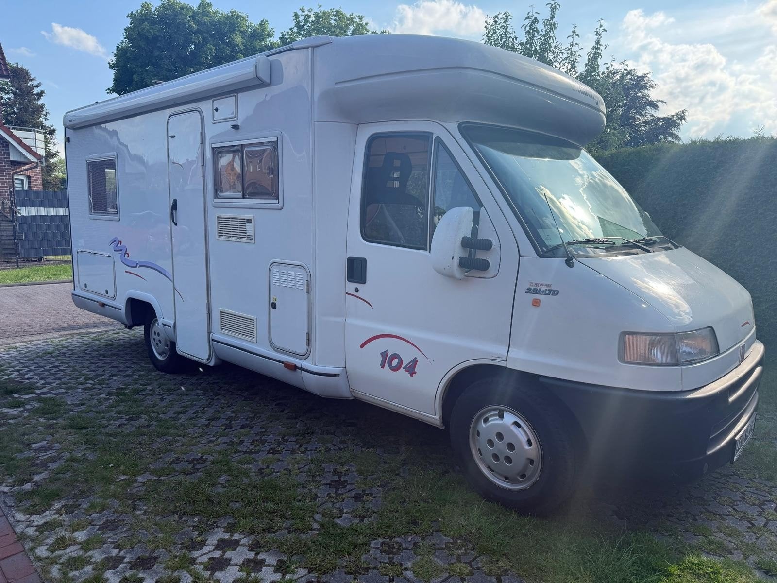 Challenger Half-integraal Camper Fiat Ducato 2.8 TDI, Standaard zit, Koelkast, Fiat, Luifel
