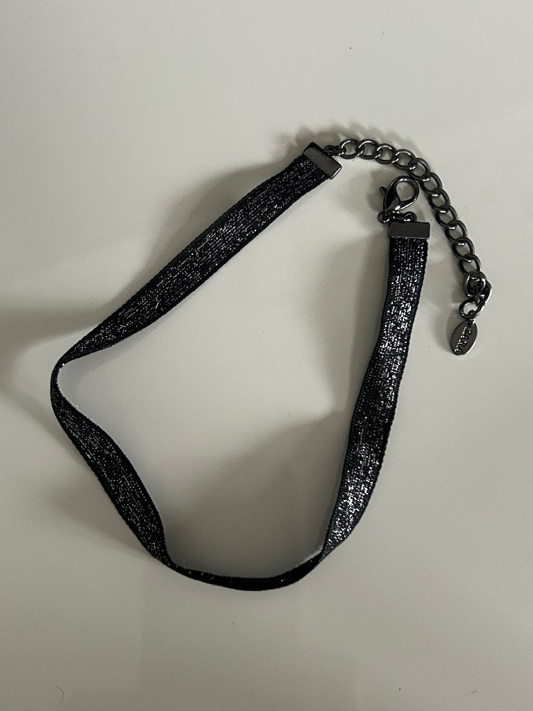 Opruimen in huis, zwarte ZARA bling choker ketting, Sieraden, Tassen en Uiterlijk, Kettingen, Ophalen of Verzenden, Zo goed als nieuw