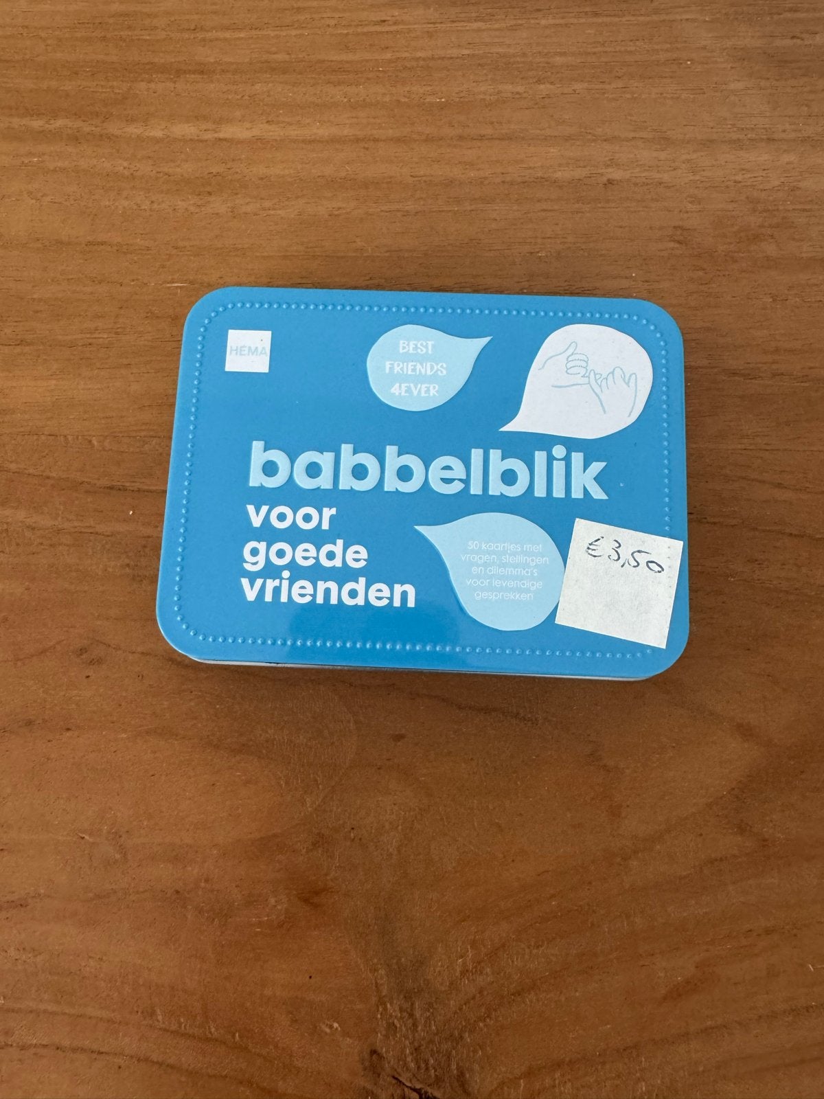 Babbelblik voor goede vrienden, Een of twee spelers, Ophalen of Verzenden, Zo goed als nieuw
