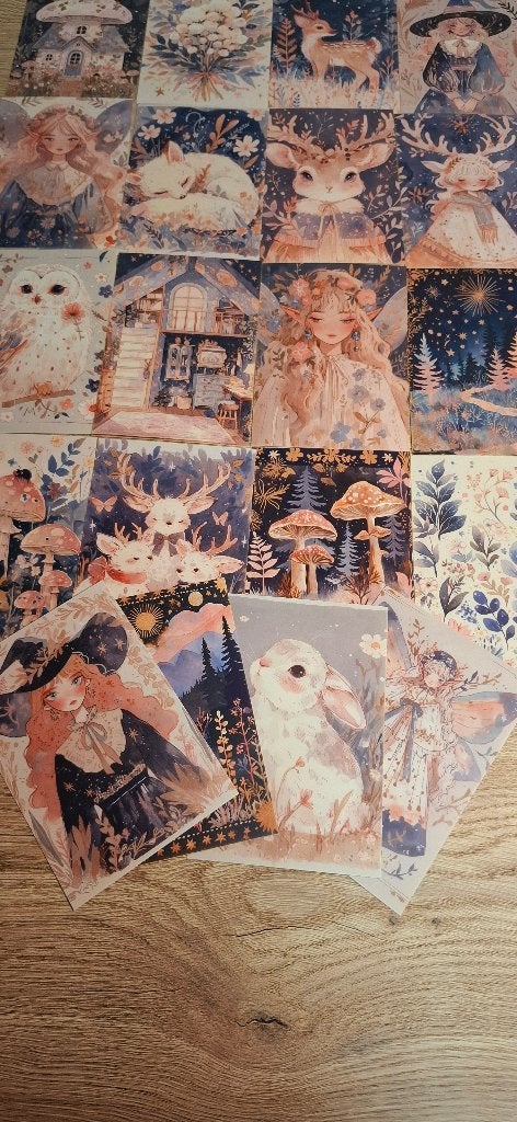 ansichtkaartenset: The fairy queen, Ophalen of Verzenden, 1980 tot heden, Overige thema's