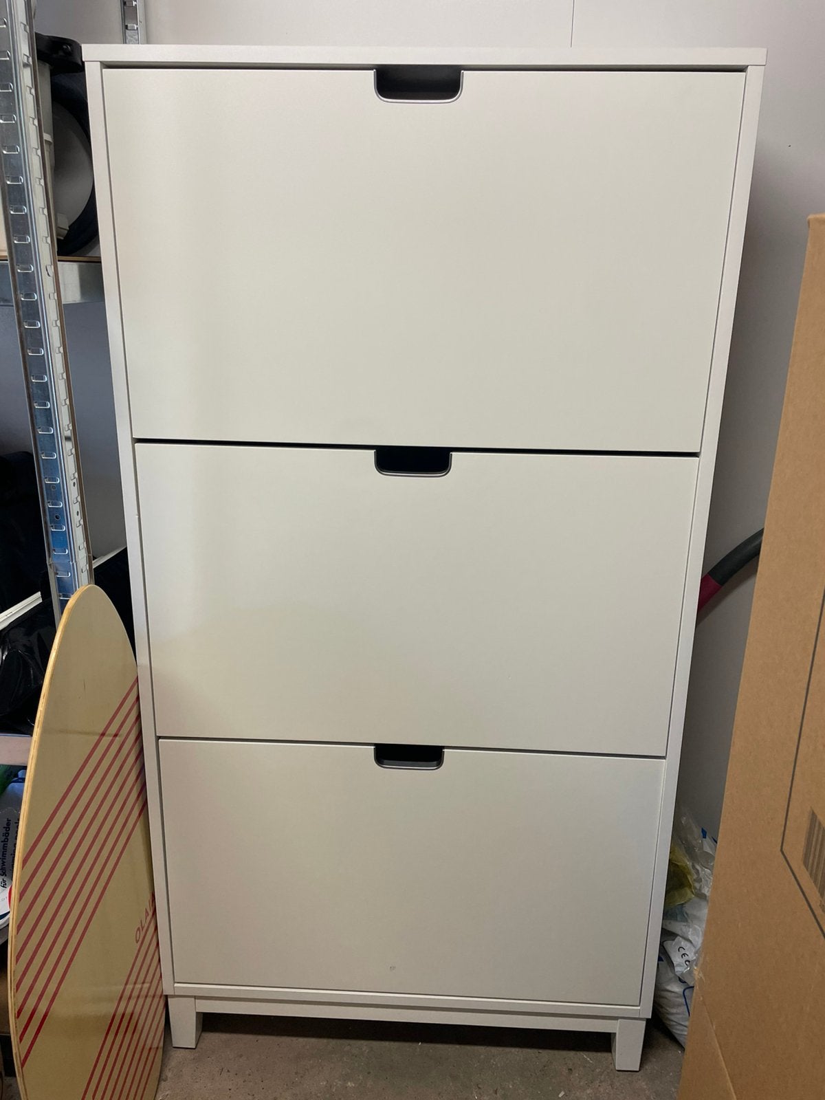 Ikea Stall Schoenenkast 3 vakken, wit, 79x29x148 cm, Huis en Inrichting, Ophalen, Gebruikt