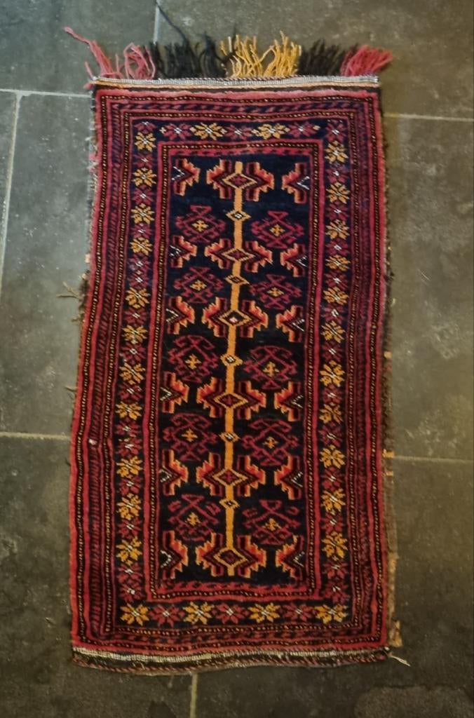 Set van 7 Vintage Handgeweven Kelim Tapijten, Huis en Inrichting, Stoffering | Tapijten en Kleden, Ophalen, Minder dan 50 cm, Gebruikt